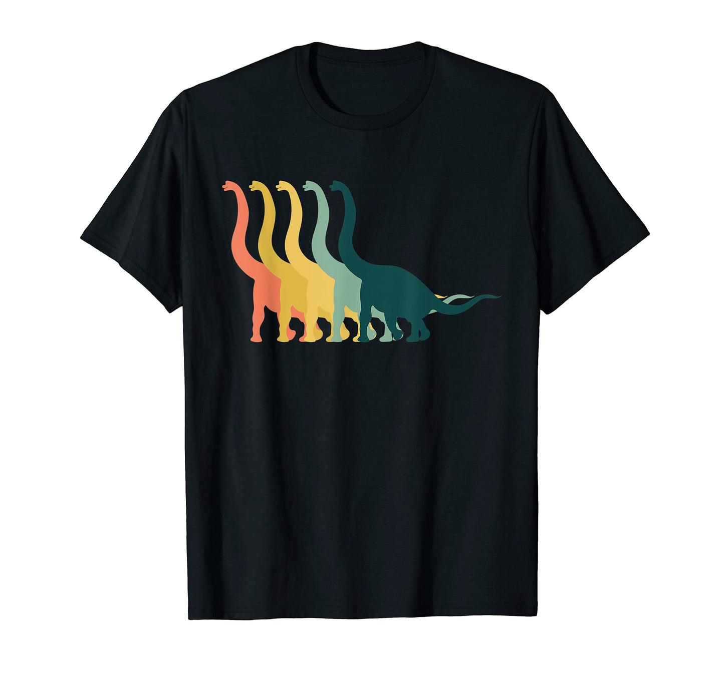 Brontosaurus Dinosaur Pop Art T-Shirt - Graphic Print Unisex - T-Shirt, Sweatshirt, Hoodie