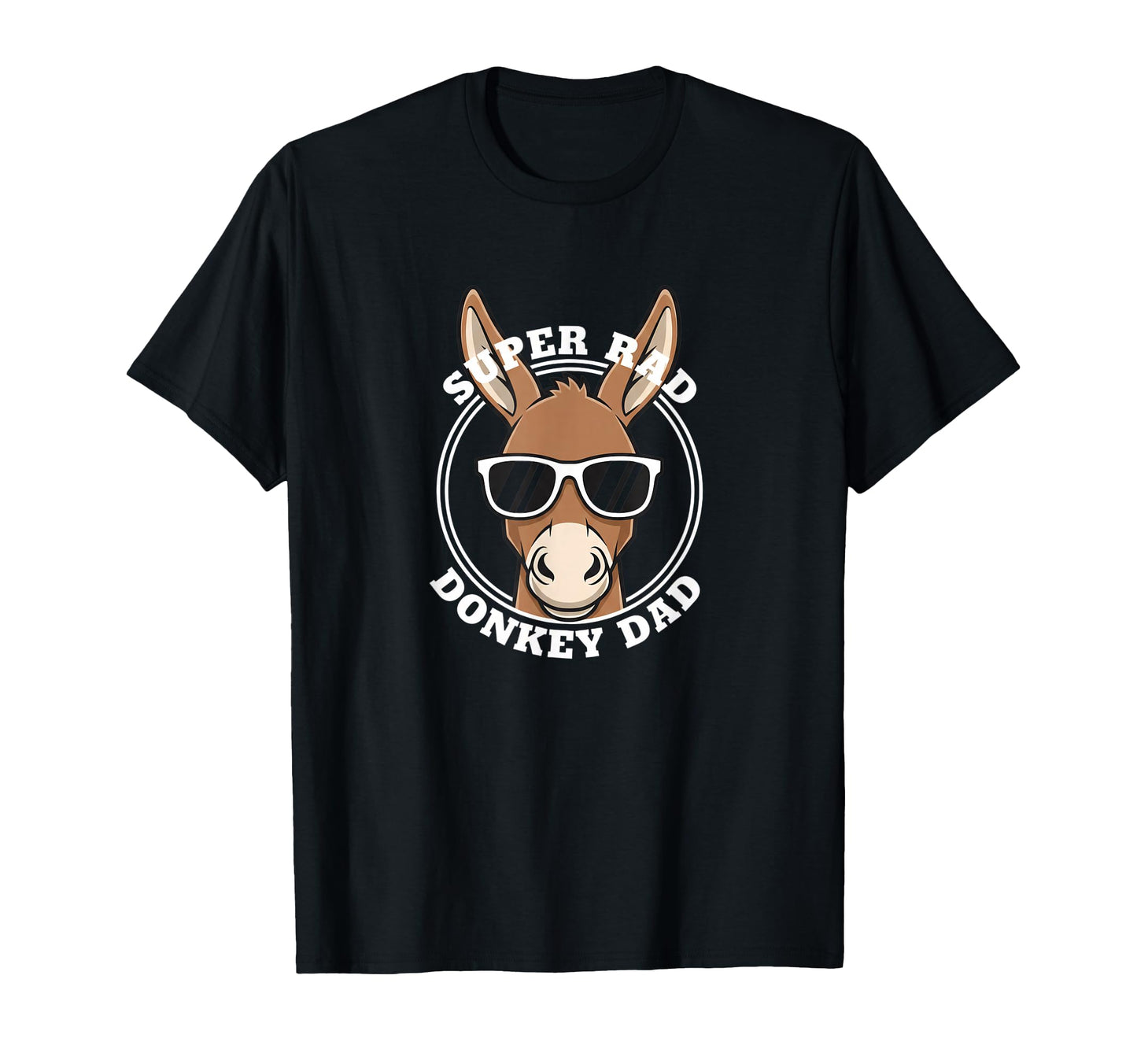 Super Rad Donkey Dad Funny Father T-Shirt - Aesthetic Graphic for Adults - T-Shirt, Sweatshirt, Hoodie