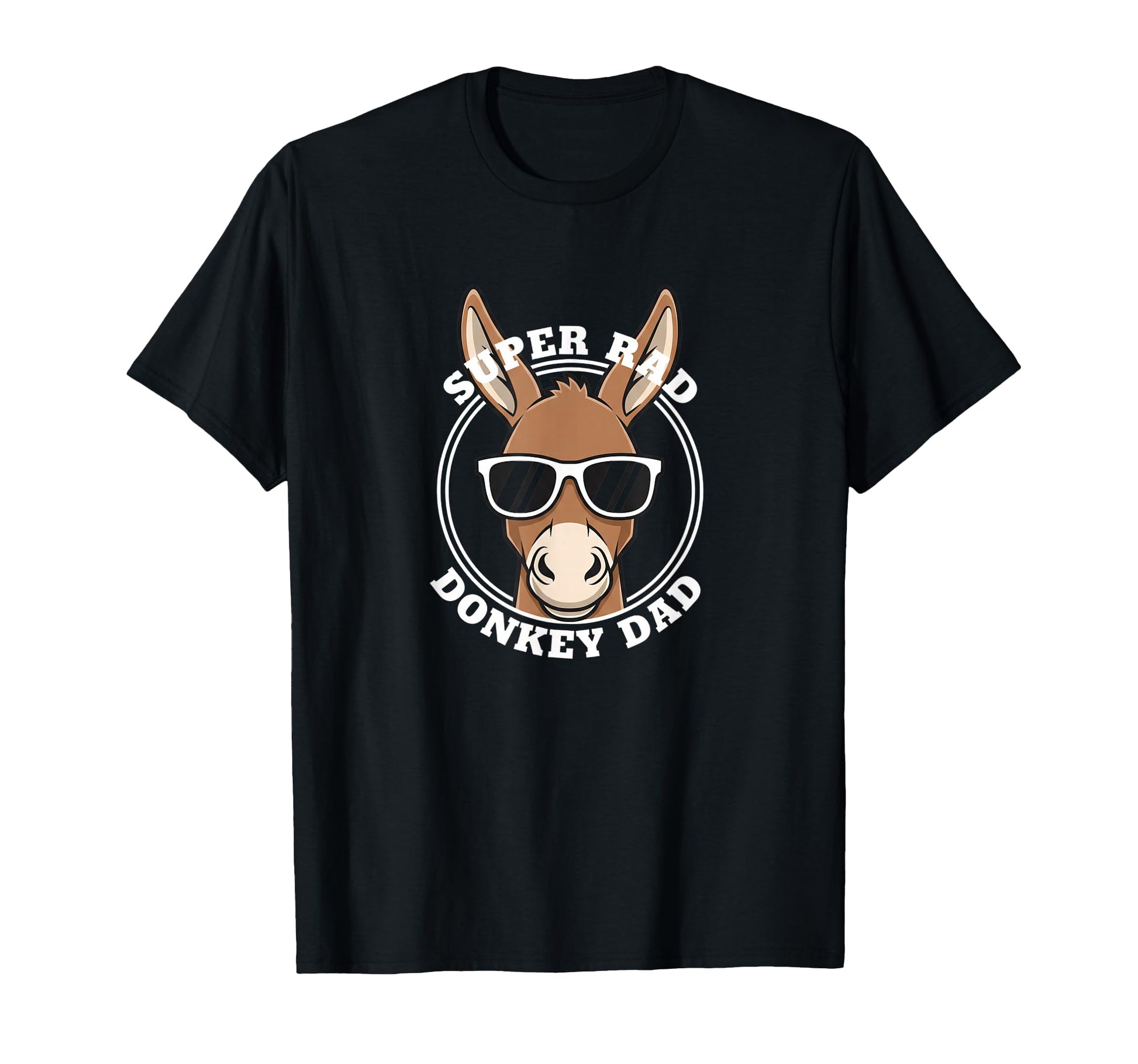 Super Rad Donkey Dad Funny Father T-Shirt - Aesthetic Graphic for Adults - T-Shirt, Sweatshirt, Hoodie