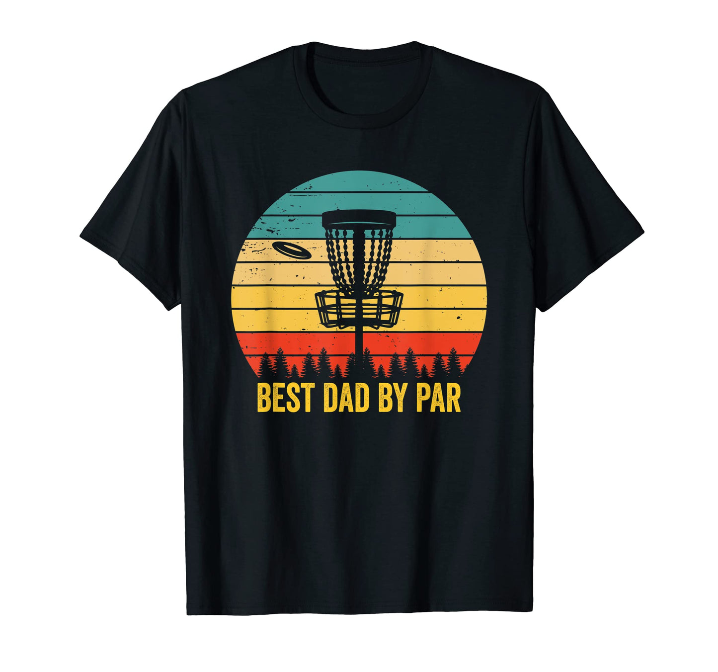 Mens Best Dad Par Disc Golf Dad T-Shirt - Aesthetic Graphic for Adults - T-Shirt, Sweatshirt, Hoodie