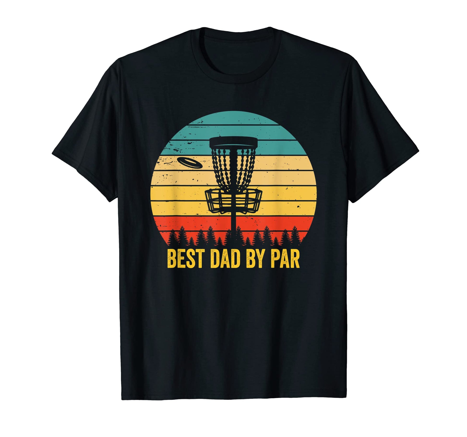 Mens Best Dad Par Disc Golf Dad T-Shirt - Aesthetic Graphic for Adults - T-Shirt, Sweatshirt, Hoodie