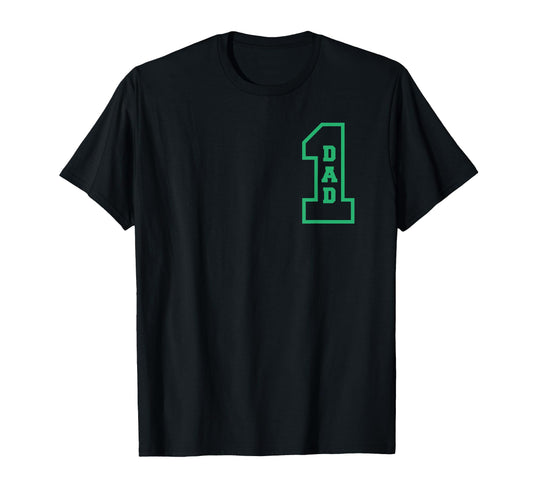 1 Papa Number One Dad Funny Fathers Day T-Shirt - Aesthetic Graphic Unisex - T-Shirt, Sweatshirt, Hoodie