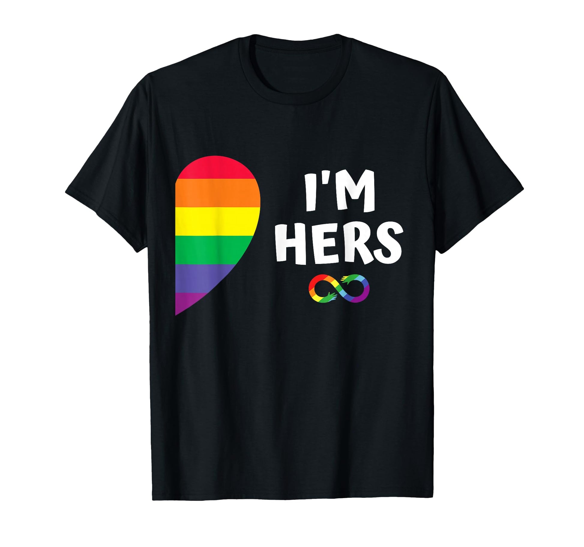 Im Hers Shes Mine Matching Pride T-Shirt - Streetwear Style Men Women - T-Shirt, Sweatshirt, Hoodie