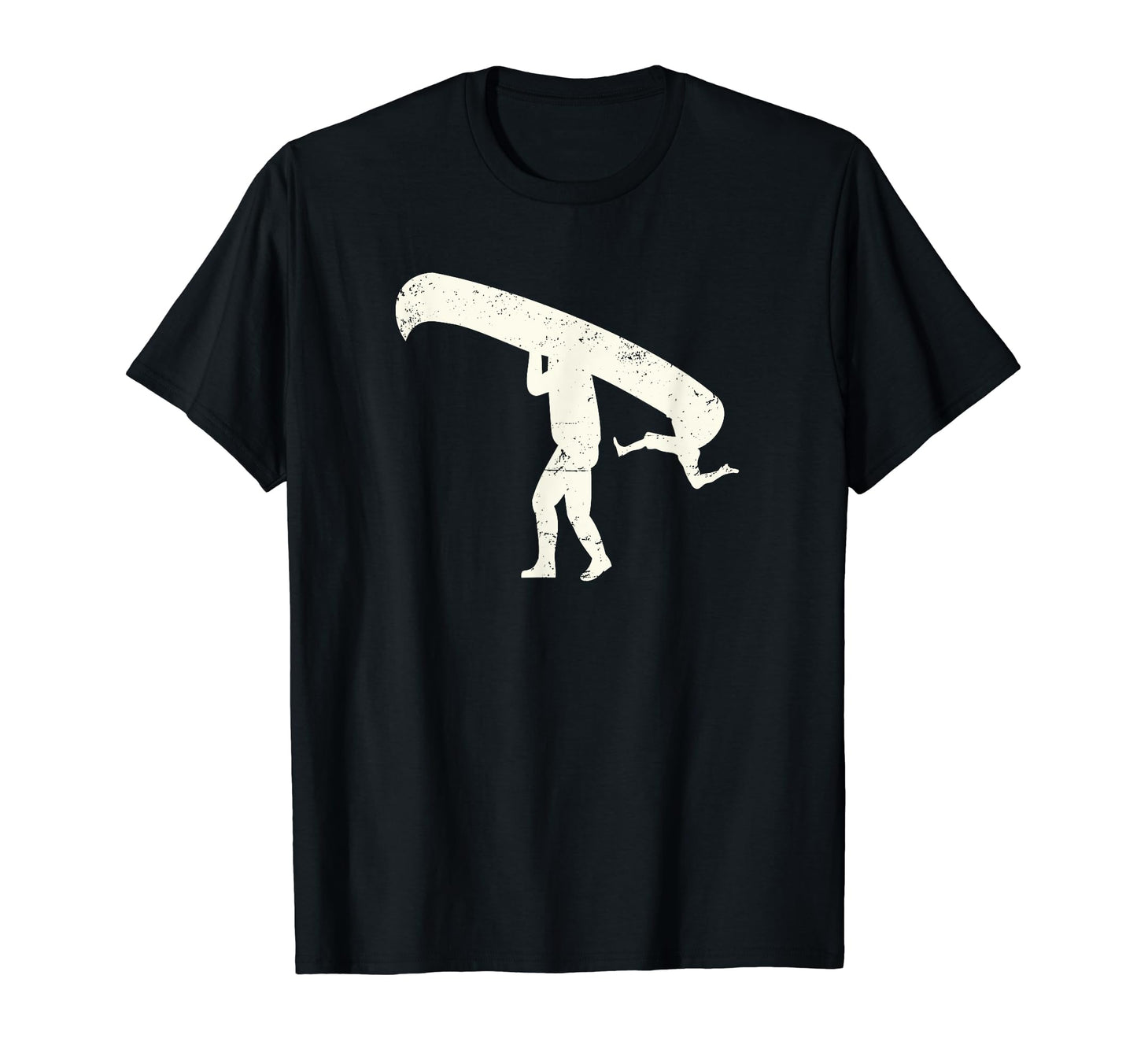 Canoe Dad Portage Father Mens T-Shirt - Custom Art Print Men Women - T-Shirt, Sweatshirt, Hoodie