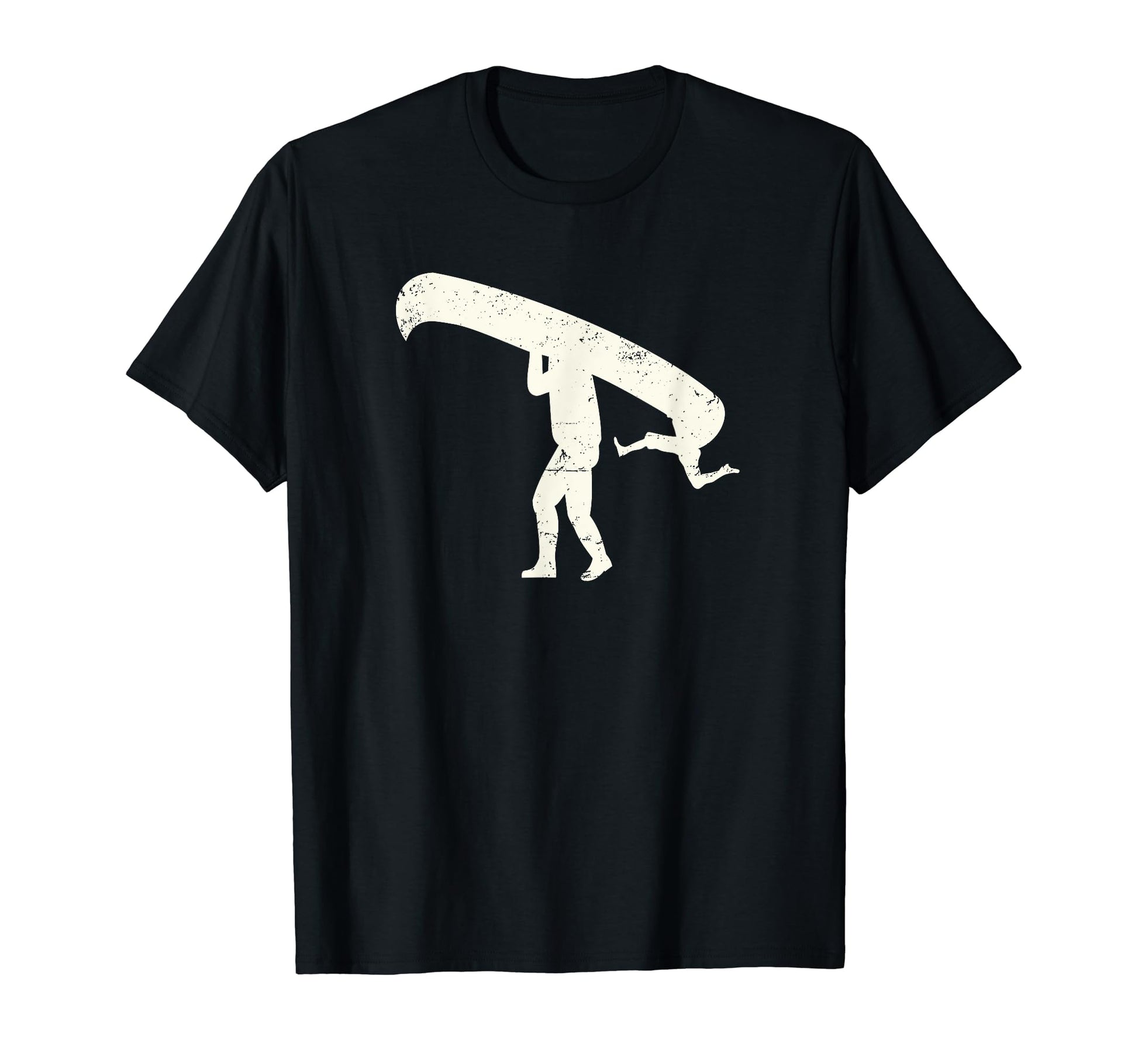 Canoe Dad Portage Father Mens T-Shirt - Custom Art Print Men Women - T-Shirt, Sweatshirt, Hoodie