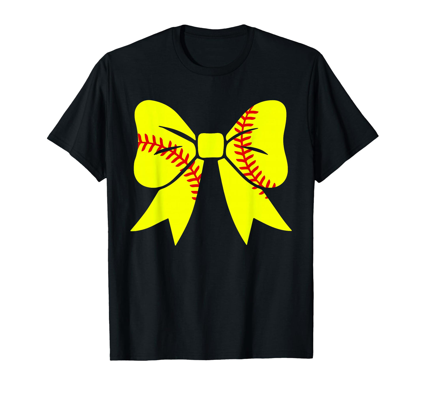 Softball Coquette Aesthetic Bow T-Shirt - Streetwear Style for Adults - T-Shirt, Sweatshirt, Hoodie