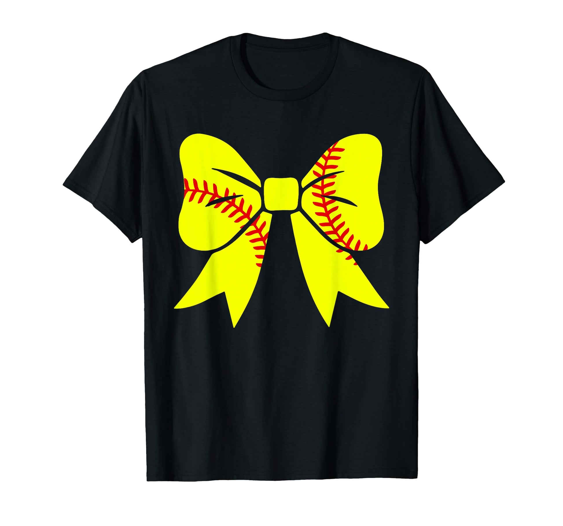 Softball Coquette Aesthetic Bow T-Shirt - Streetwear Style for Adults - T-Shirt, Sweatshirt, Hoodie