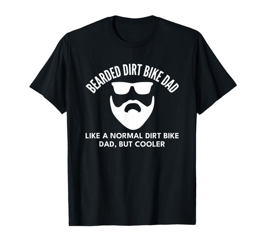 Bearded Dirt Bike Dad Definition T-Shirt - Trendy Graphic Men Women - T-Shirt, Sweatshirt, Hoodie