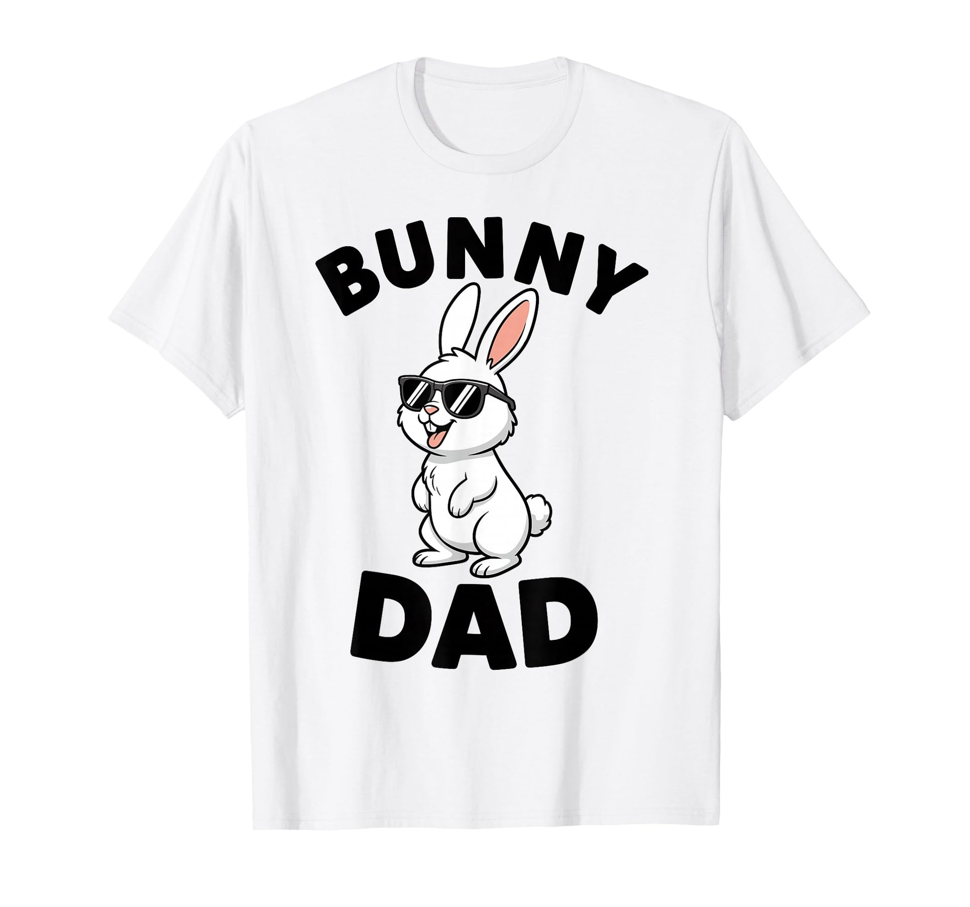 Bunny Dad Funny Daddy Bunny Rabbit T-Shirt - Minimalist Print for Adults - T-Shirt, Sweatshirt, Hoodie