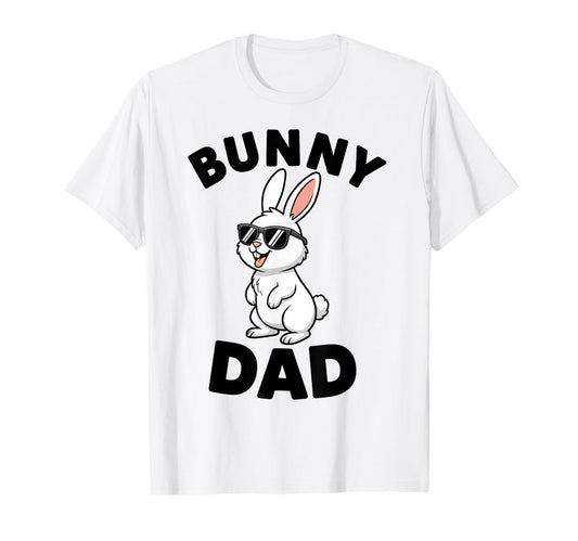 Bunny Dad Funny Daddy Bunny Rabbit T-Shirt - Minimalist Print for Adults - T-Shirt, Sweatshirt, Hoodie