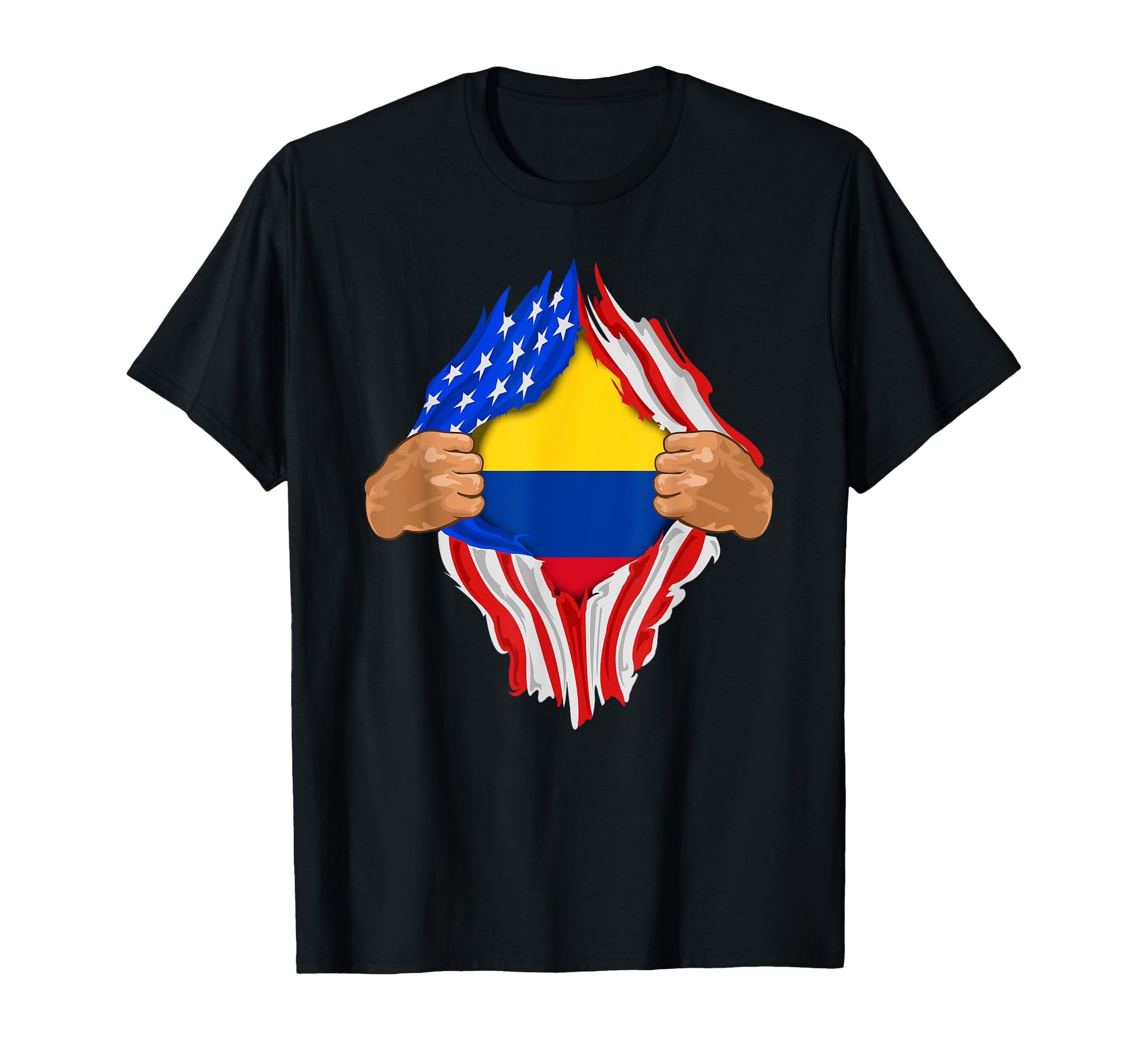 Colombian Blood Inside Me Colombia Flag T-Shirt - Trendy Graphic Unisex - T-Shirt, Sweatshirt, Hoodie