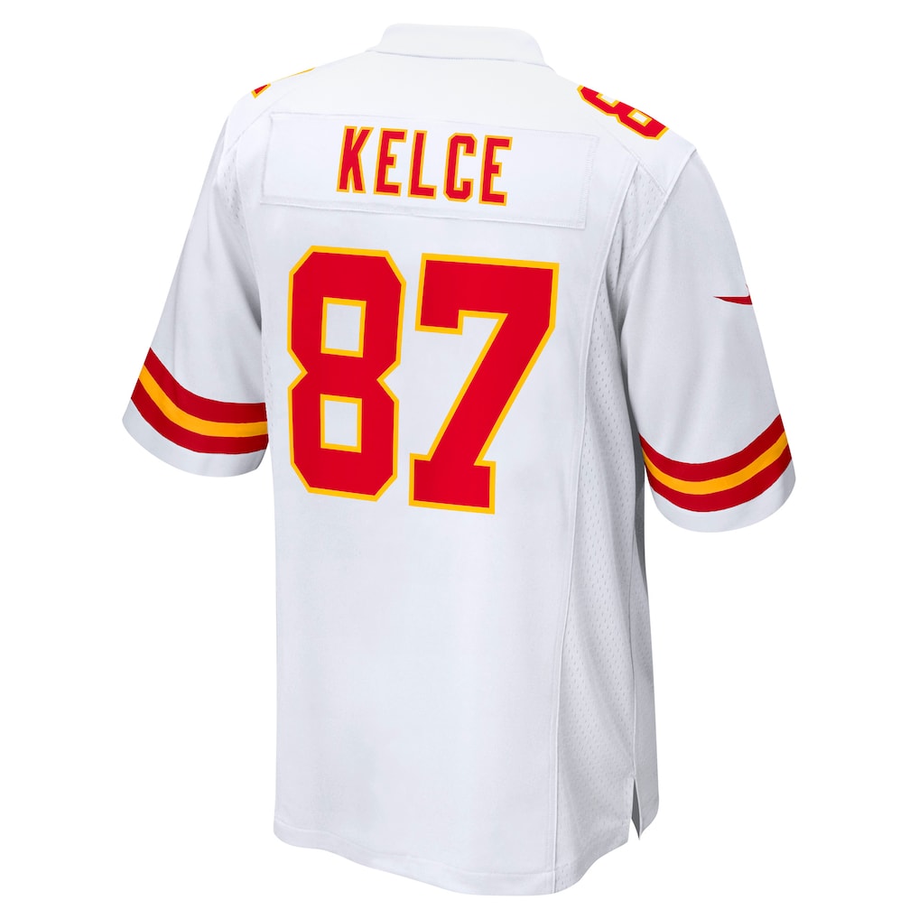 KC.Chiefs #87 Travis Kelce White Player Game Jersey football jersey product view 1