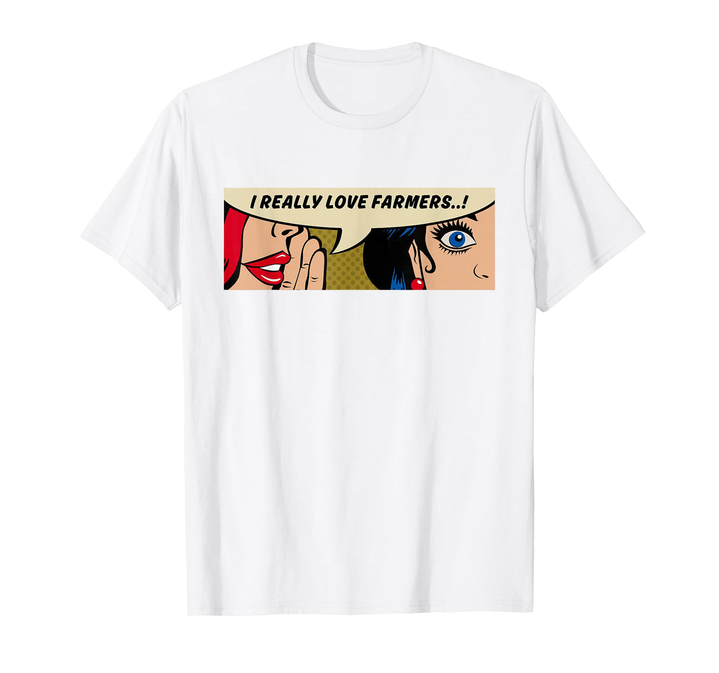 Whispering I Really Love Farmers T-Shirt - Streetwear Style for Adults - T-Shirt, Sweatshirt, Hoodie
