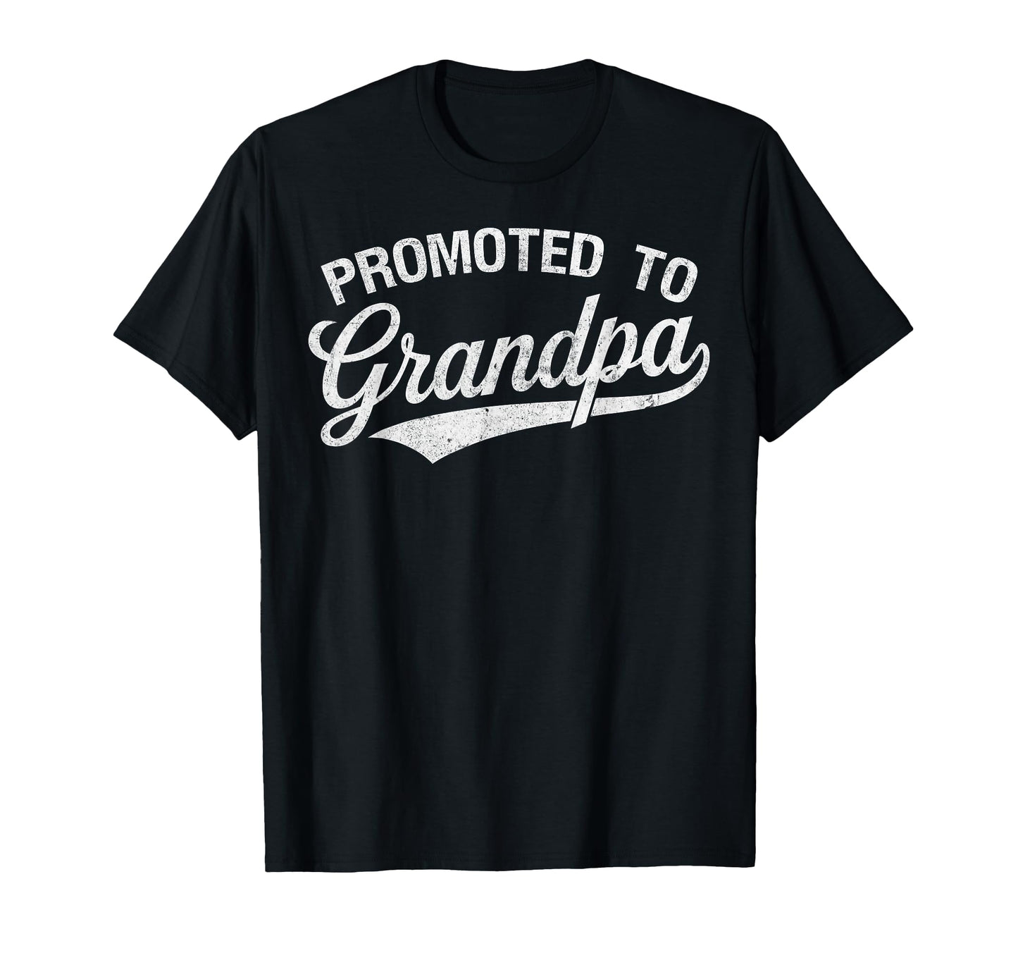 Mens Promoted To Grandpa Grandparents T-Shirt - Graphic Print Unisex - T-Shirt, Sweatshirt, Hoodie