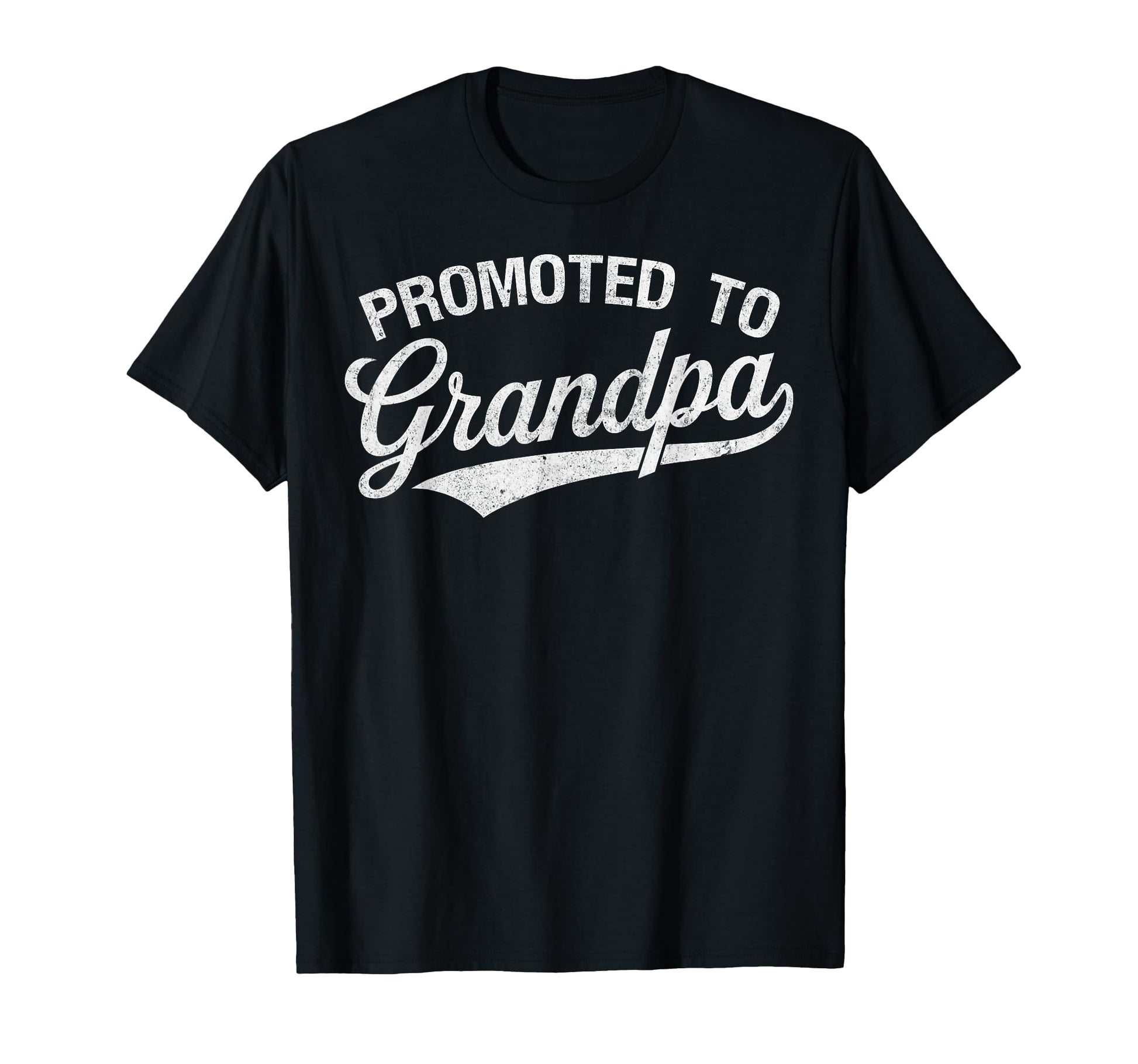 Mens Promoted To Grandpa Grandparents T-Shirt - Graphic Print Unisex - T-Shirt, Sweatshirt, Hoodie