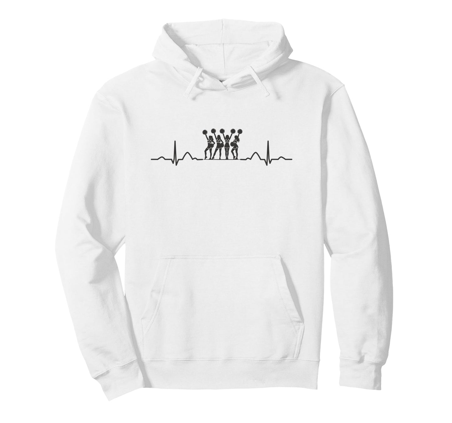 Cheerleader Cheer Mom Love Cheerleading Hoodie - Unique Graphic Men Women - T-Shirt, Sweatshirt, Hoodie