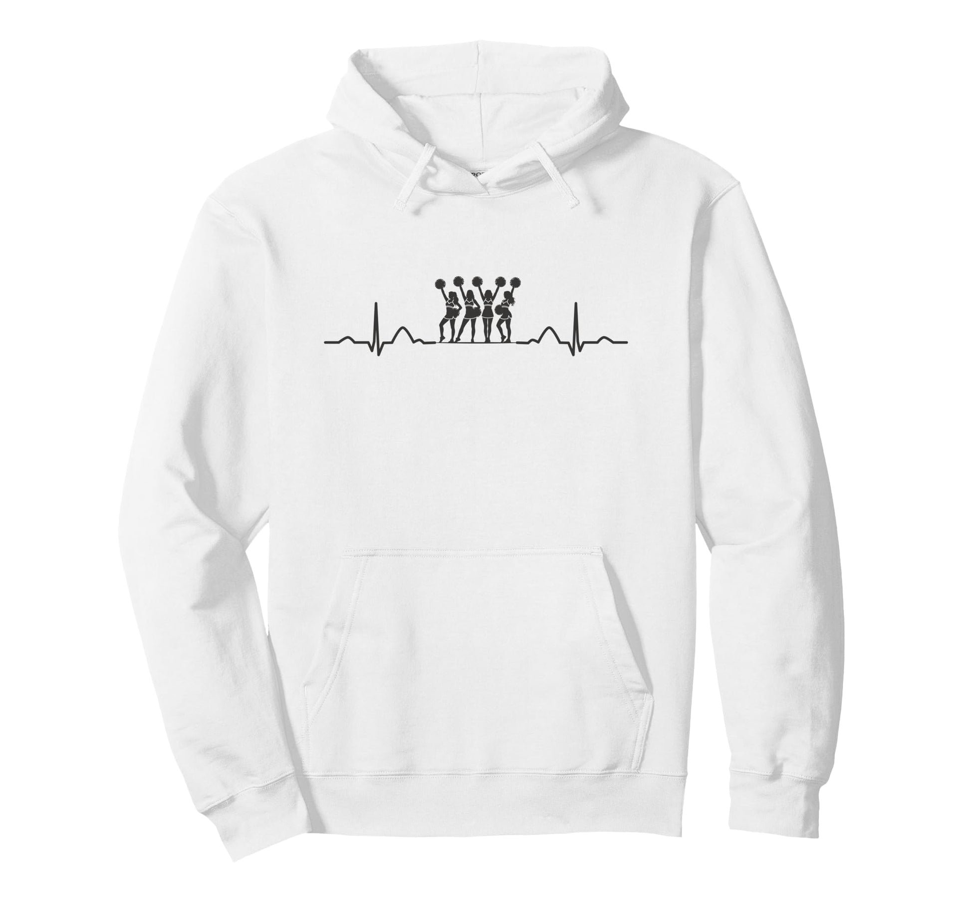 Cheerleader Cheer Mom Love Cheerleading Hoodie - Unique Graphic Men Women - T-Shirt, Sweatshirt, Hoodie