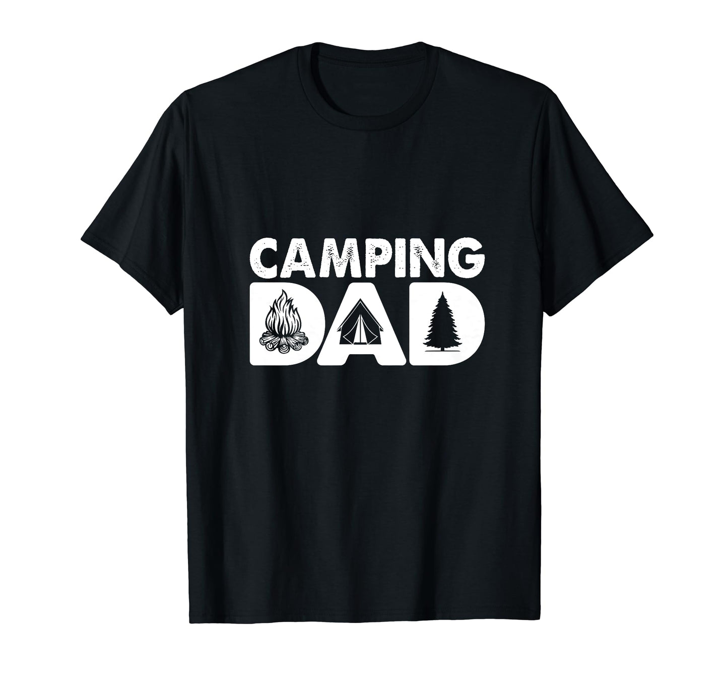 Camping Dad Outdoors Adventure Nature T-Shirt - Custom Art Print Unisex - T-Shirt, Sweatshirt, Hoodie