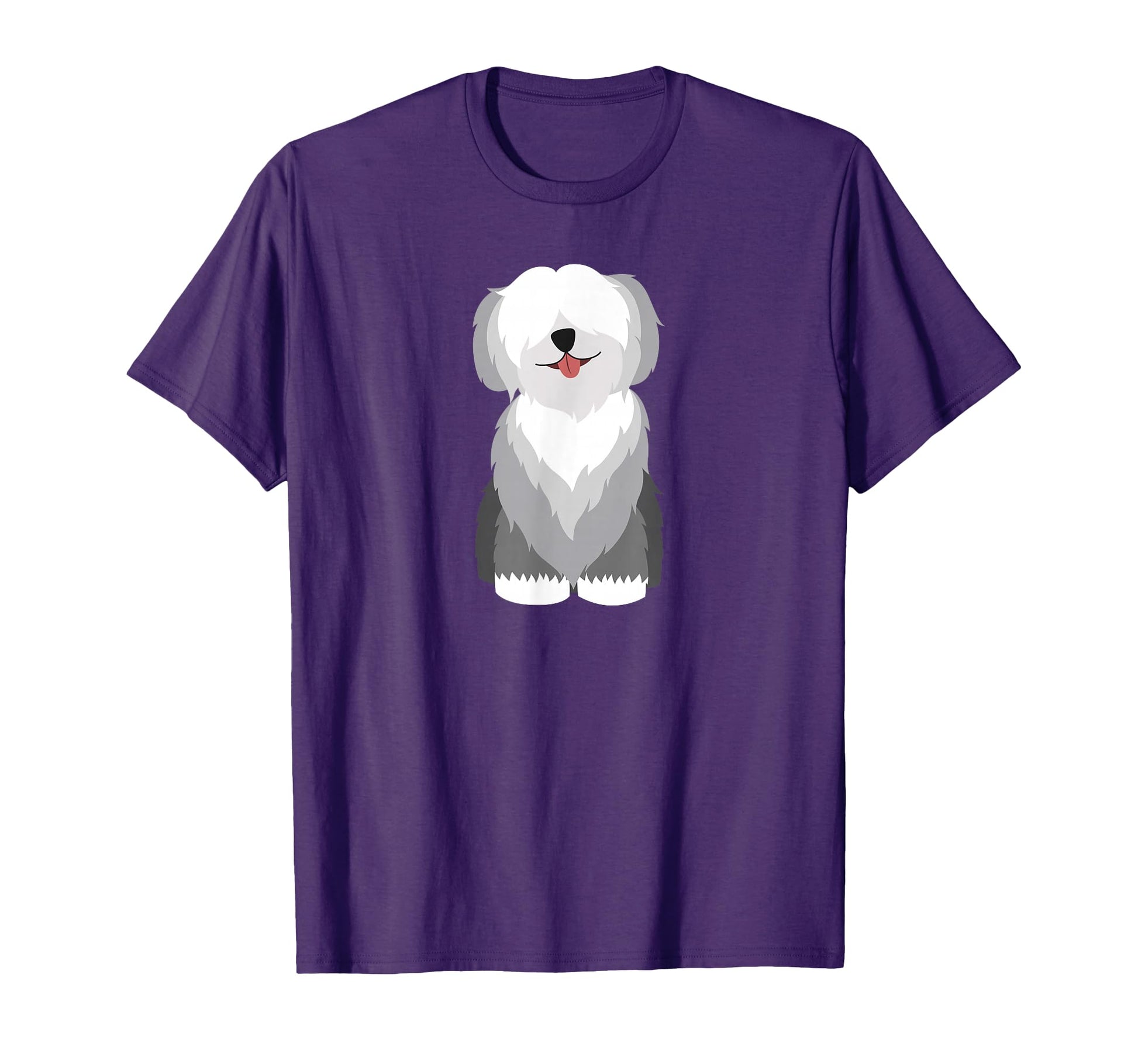 Old English Sheepdog Puppy Dog Lover T-Shirt - Trendy Graphic for Adults - T-Shirt, Sweatshirt, Hoodie