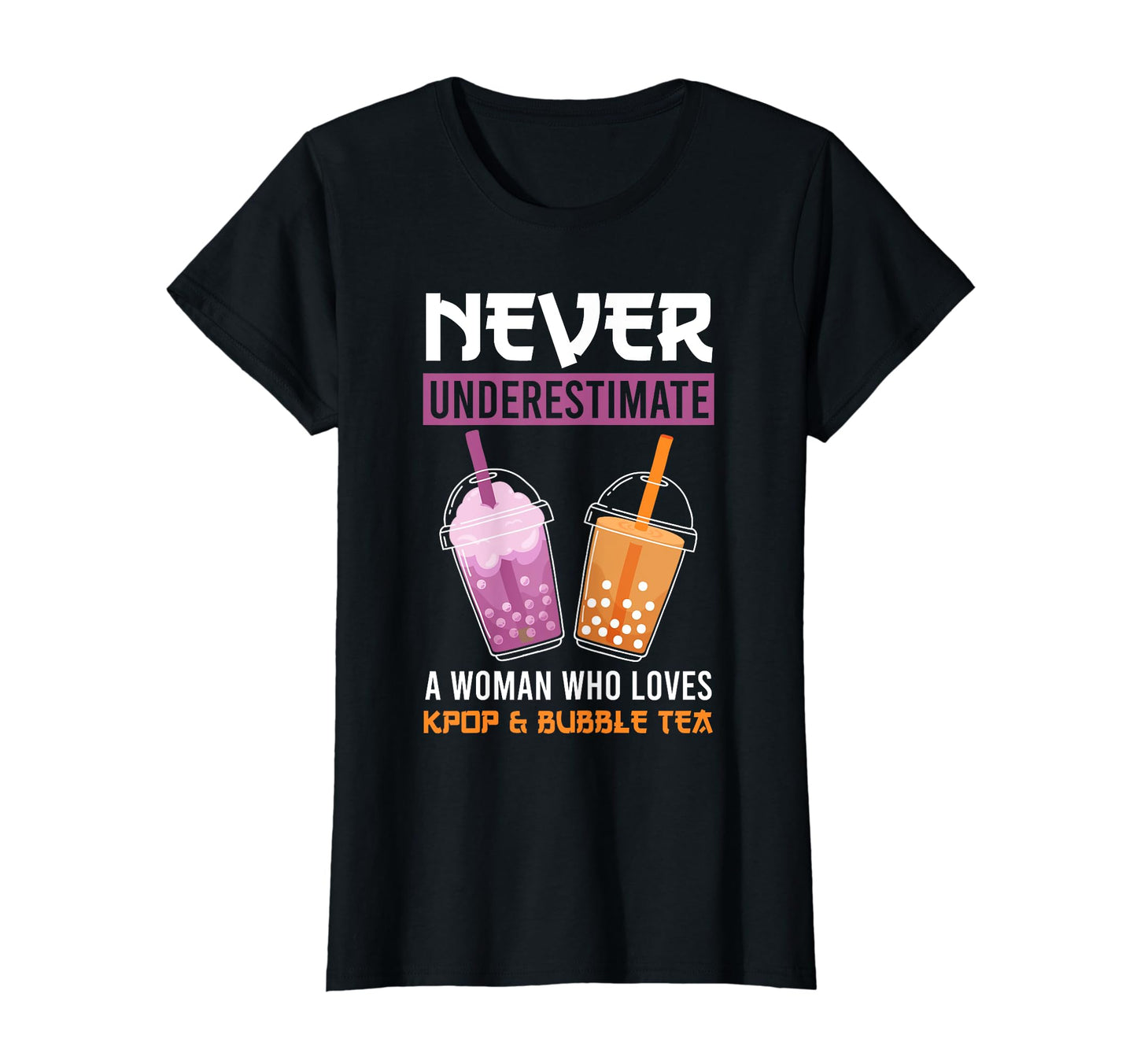 Who Loves Kpop Bubble Tea K Pop T-Shirt - Aesthetic Graphic for Adults - T-Shirt, Sweatshirt, Hoodie