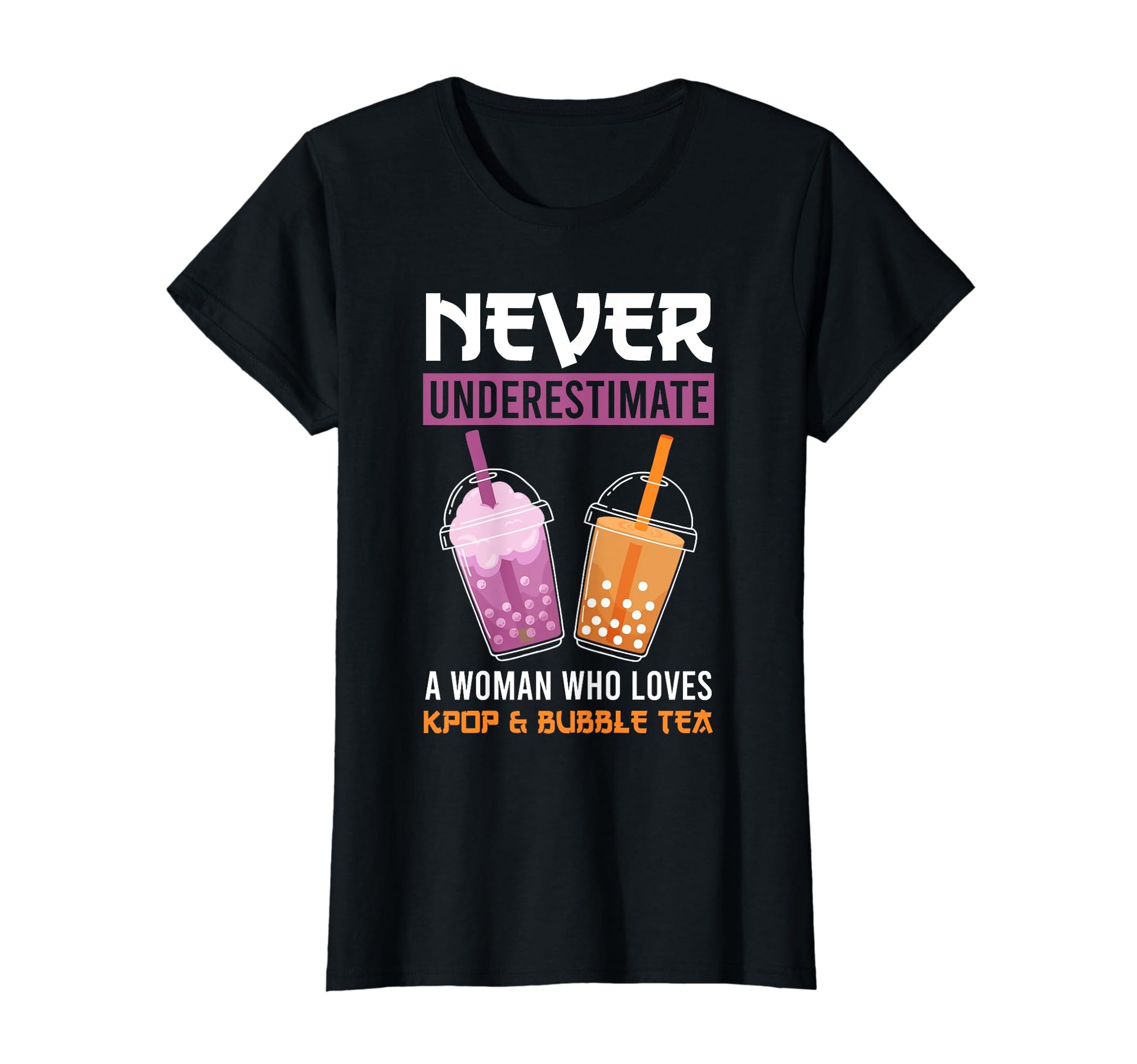 Who Loves Kpop Bubble Tea K Pop T-Shirt - Aesthetic Graphic for Adults - T-Shirt, Sweatshirt, Hoodie