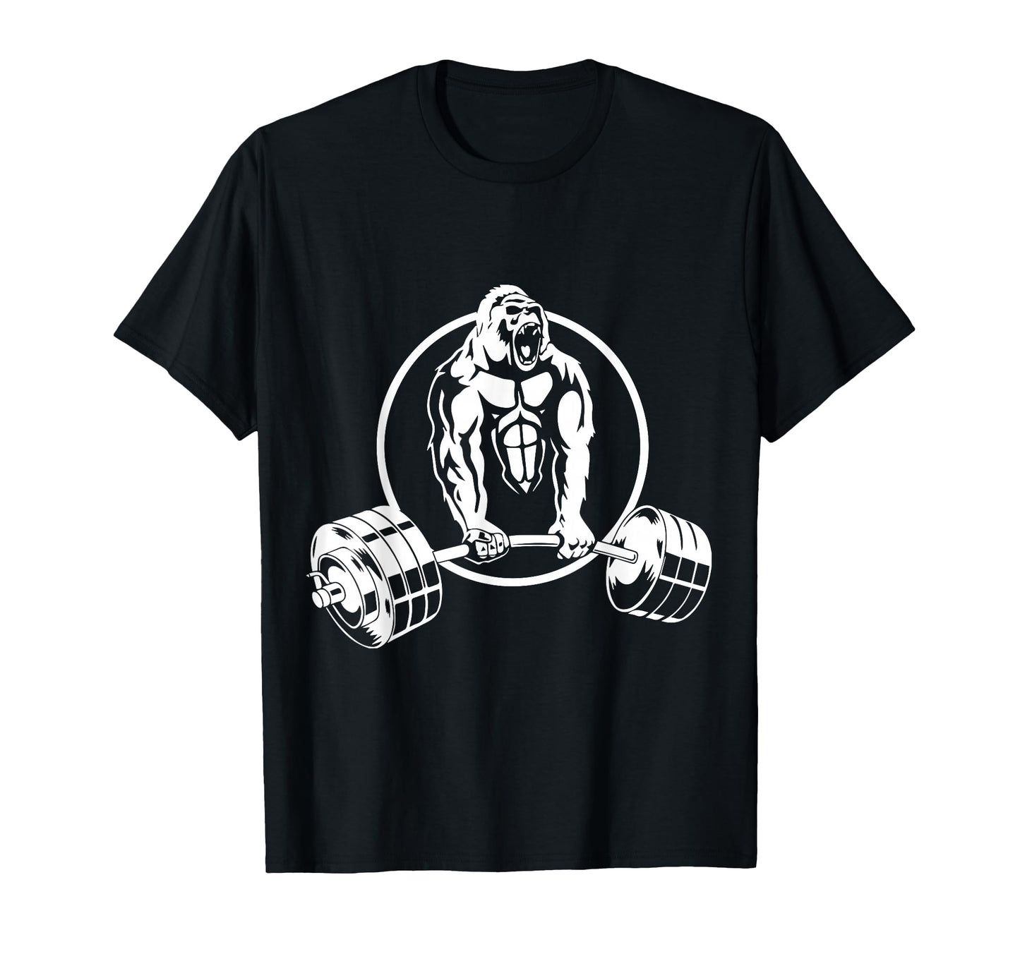 Gorilla Strength Weight Lifter Gym T-Shirt - Fun Novelty Design Men Women - T-Shirt, Sweatshirt, Hoodie