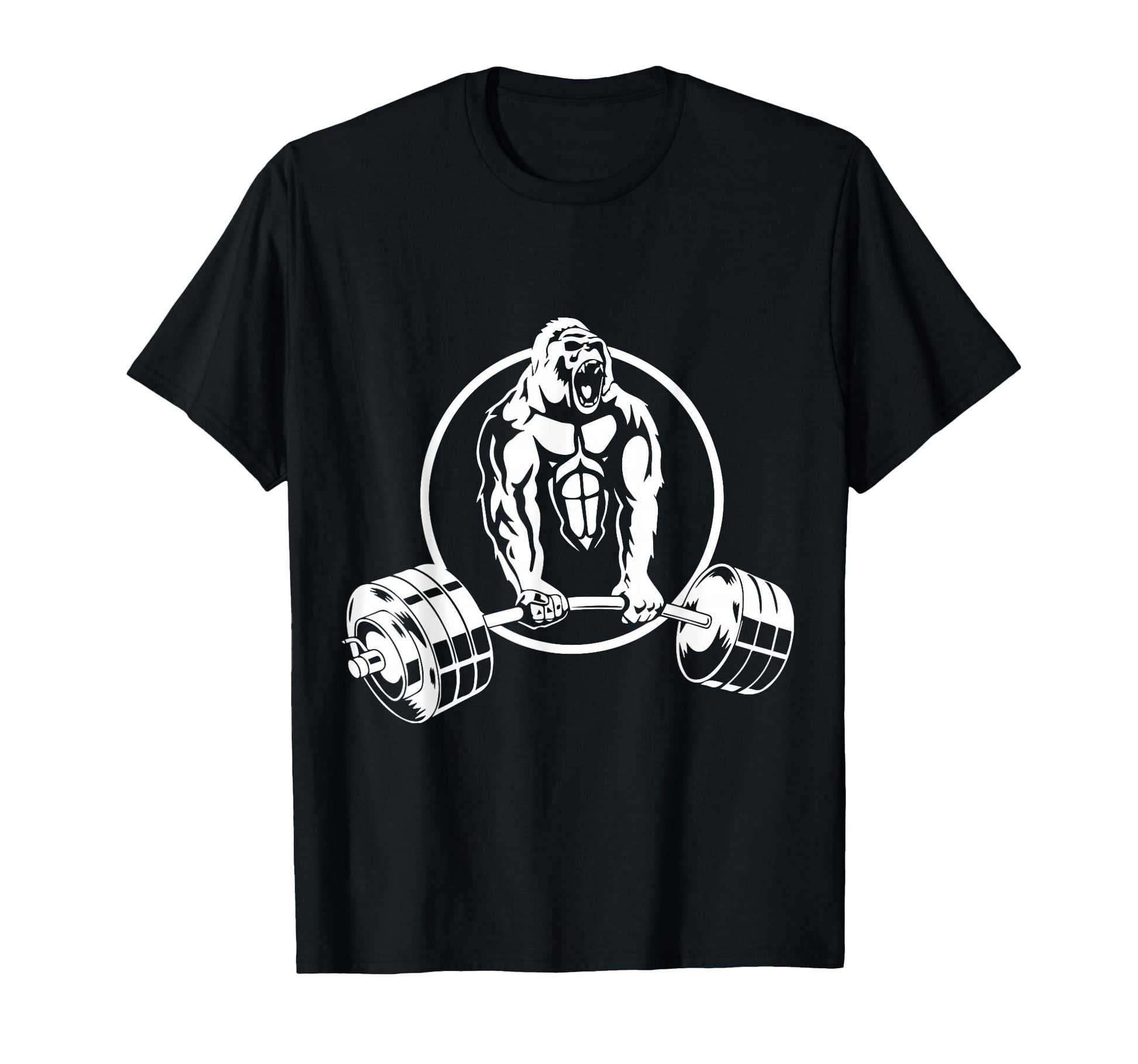 Gorilla Strength Weight Lifter Gym T-Shirt - Fun Novelty Design Men Women - T-Shirt, Sweatshirt, Hoodie