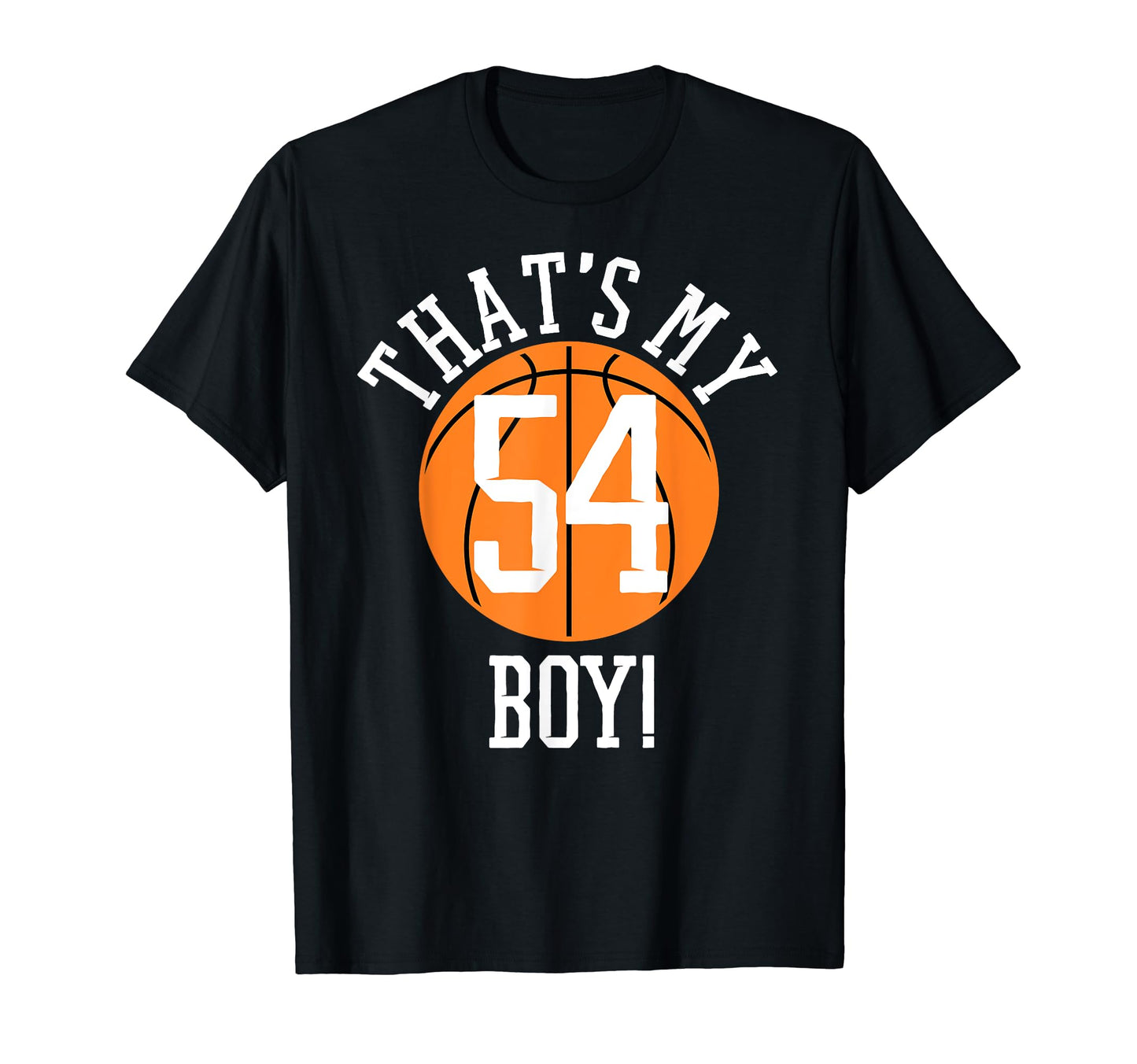 My 54 Basketball Number 54 Jersey T-Shirt - Fun Novelty Design for Adults - T-Shirt, Sweatshirt, Hoodie
