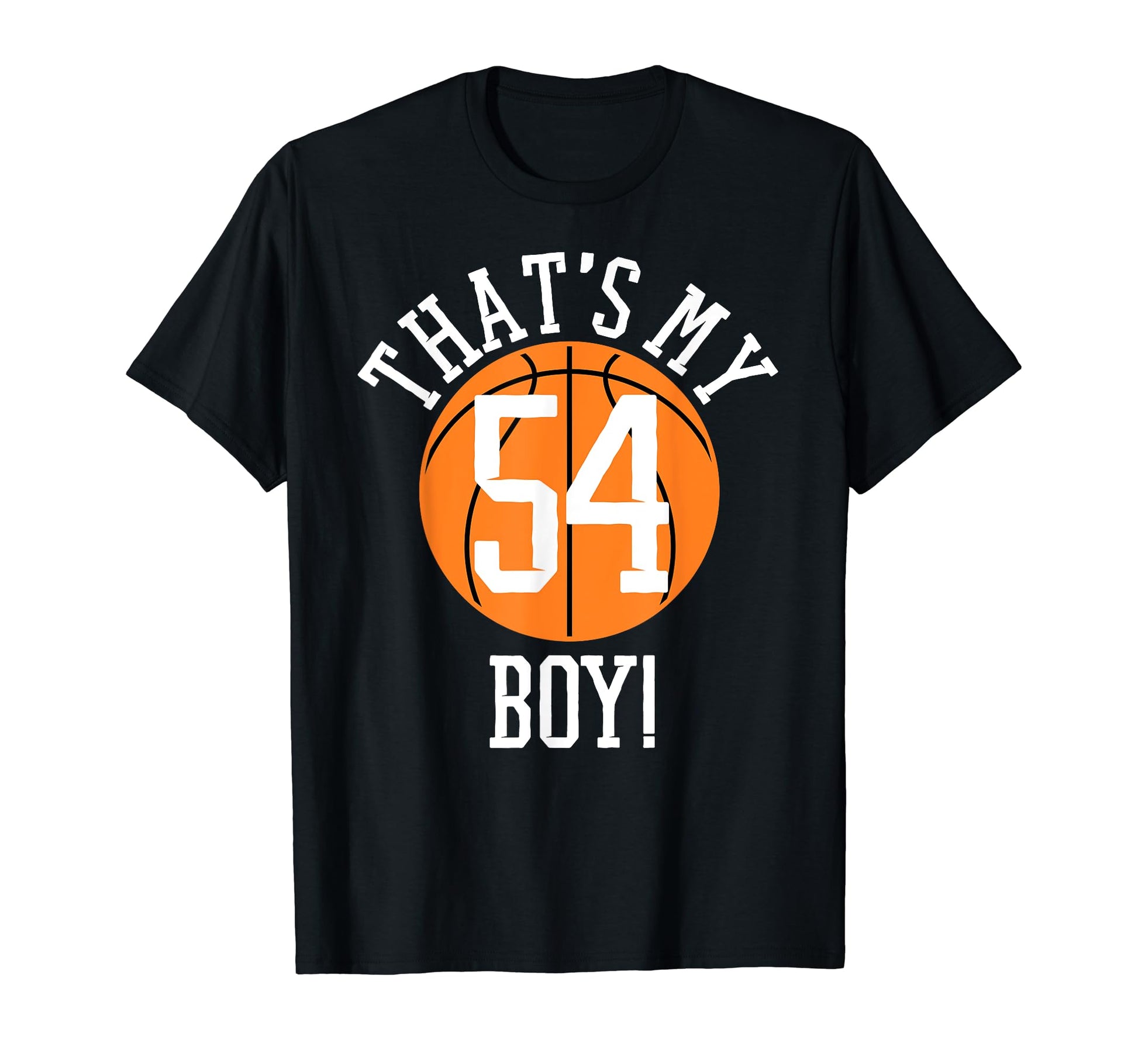 My 54 Basketball Number 54 Jersey T-Shirt - Fun Novelty Design for Adults - T-Shirt, Sweatshirt, Hoodie