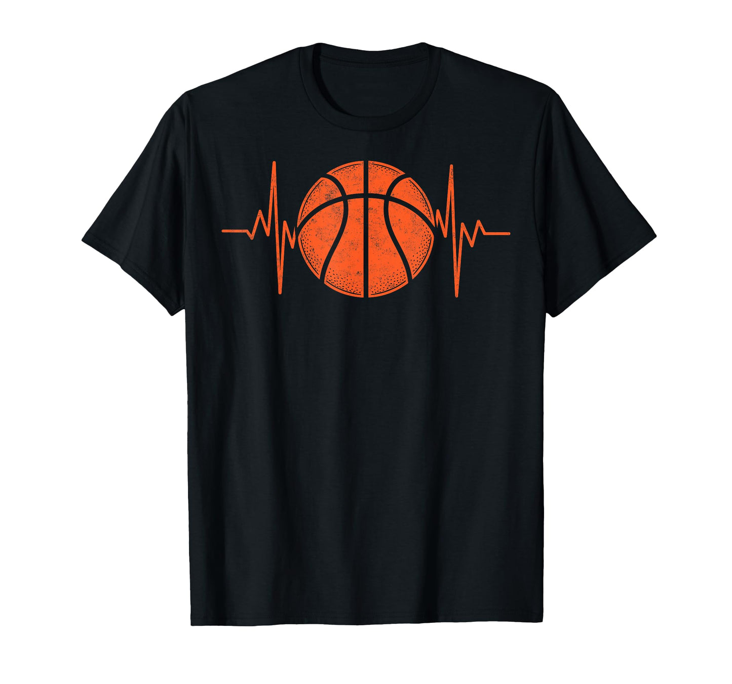 Heartbeat Basketball Player Ball T-Shirt - Streetwear Style for Adults - T-Shirt, Sweatshirt, Hoodie