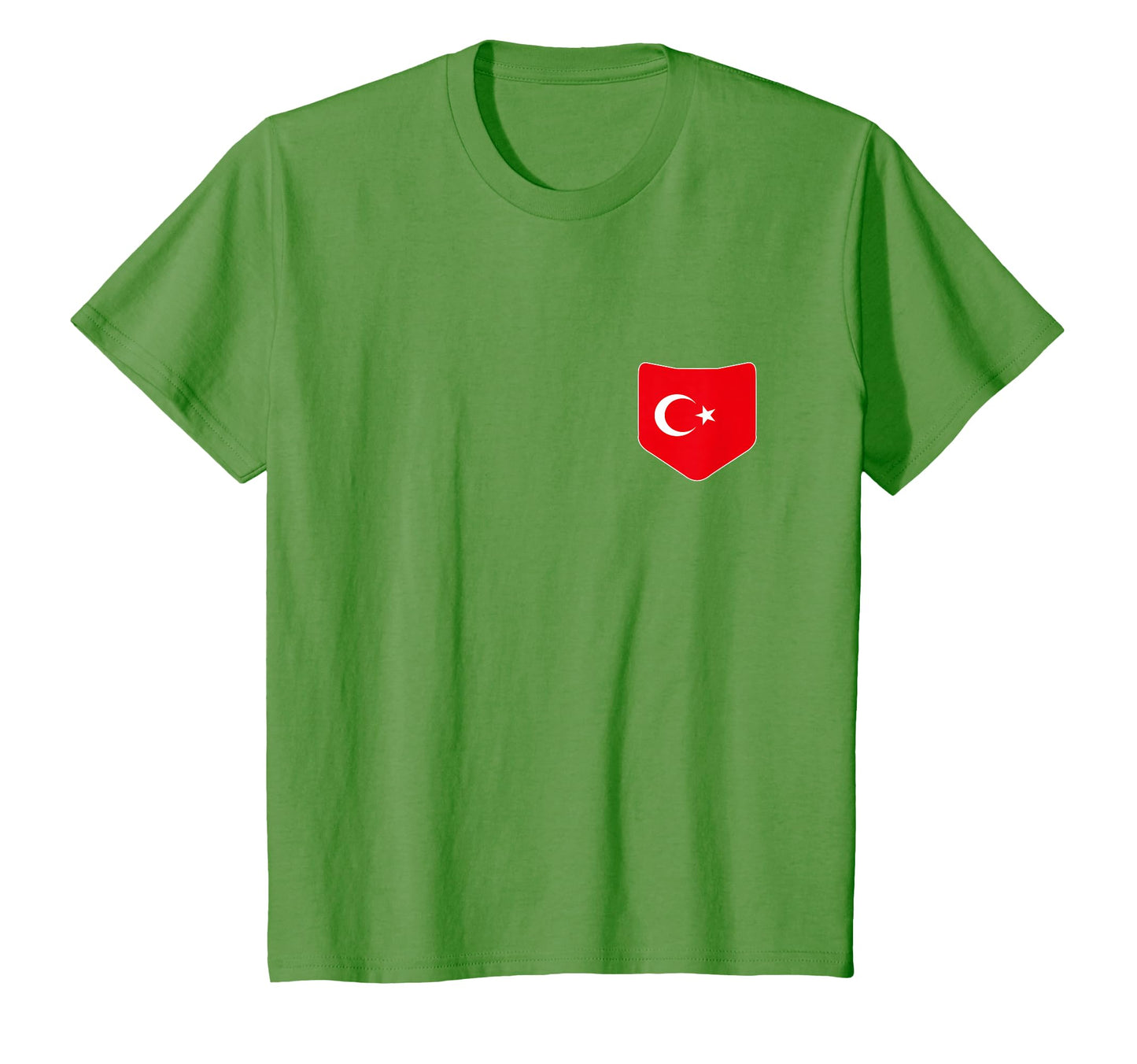 Turkey Flag Printed Turkish Flag Pocket T-Shirt - Graphic Print Men Women - T-Shirt, Sweatshirt, Hoodie