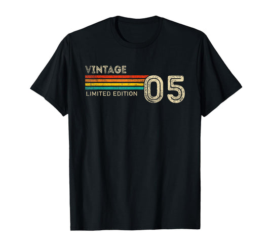 2005 Birthday 2005 T-Shirt - Minimalist Print Men Women - T-Shirt, Sweatshirt, Hoodie