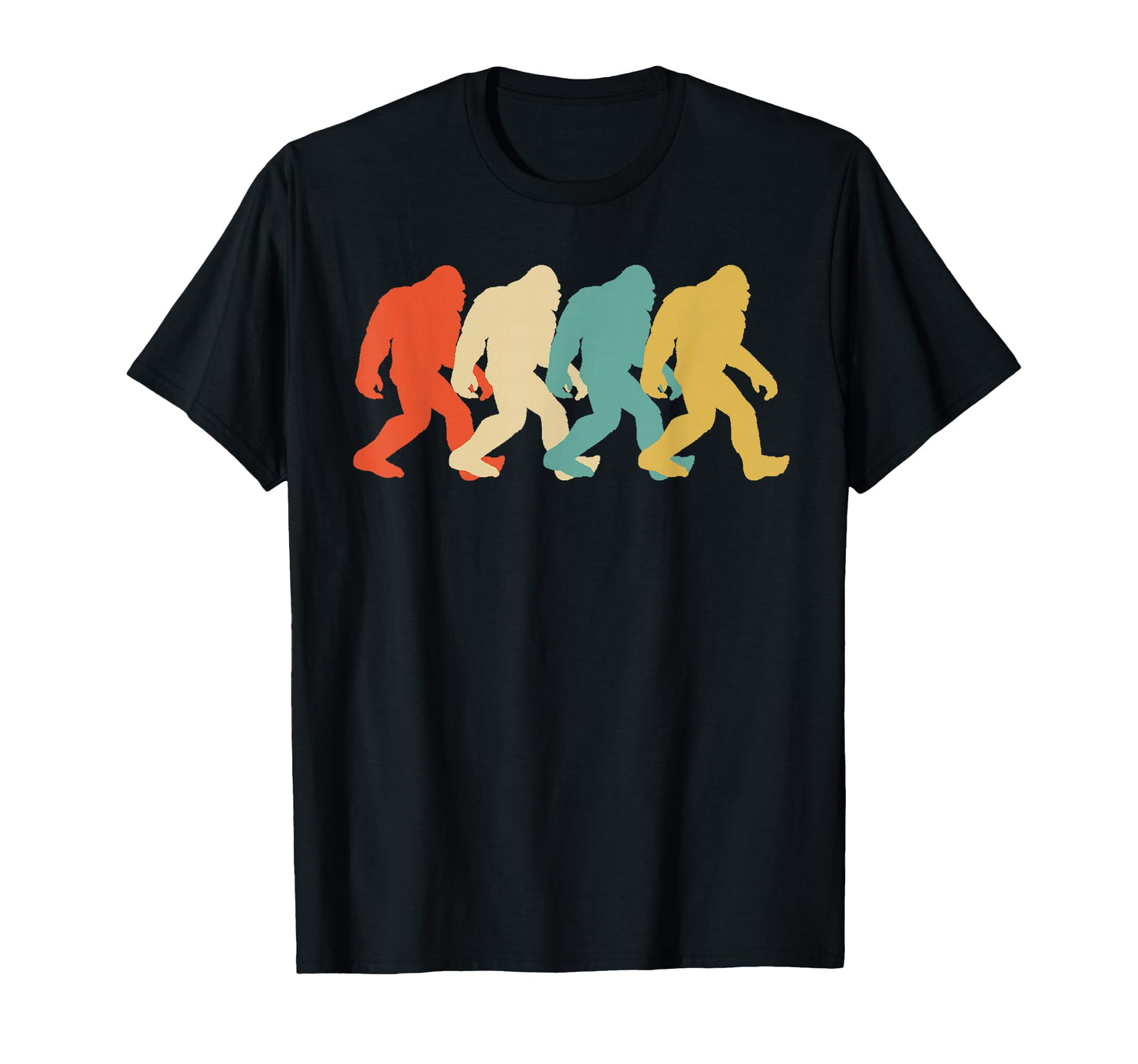 Bigfoot Silhouette Pop Art Sasquatch T-Shirt - Streetwear Style for Adults - T-Shirt, Sweatshirt, Hoodie