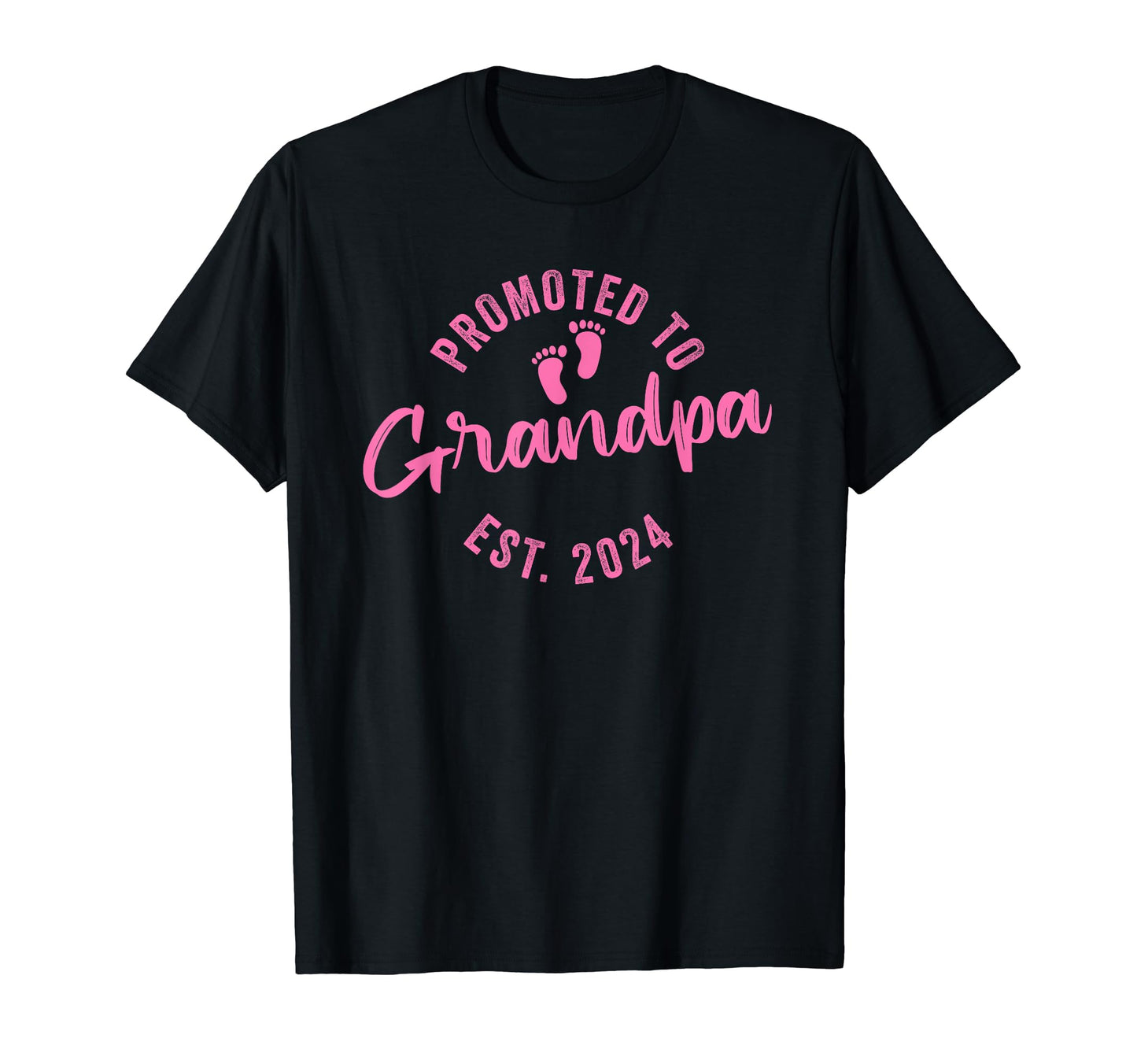 Promoted To Grandpa 2024 T-Shirt - Graphic Print for Adults - T-Shirt, Sweatshirt, Hoodie