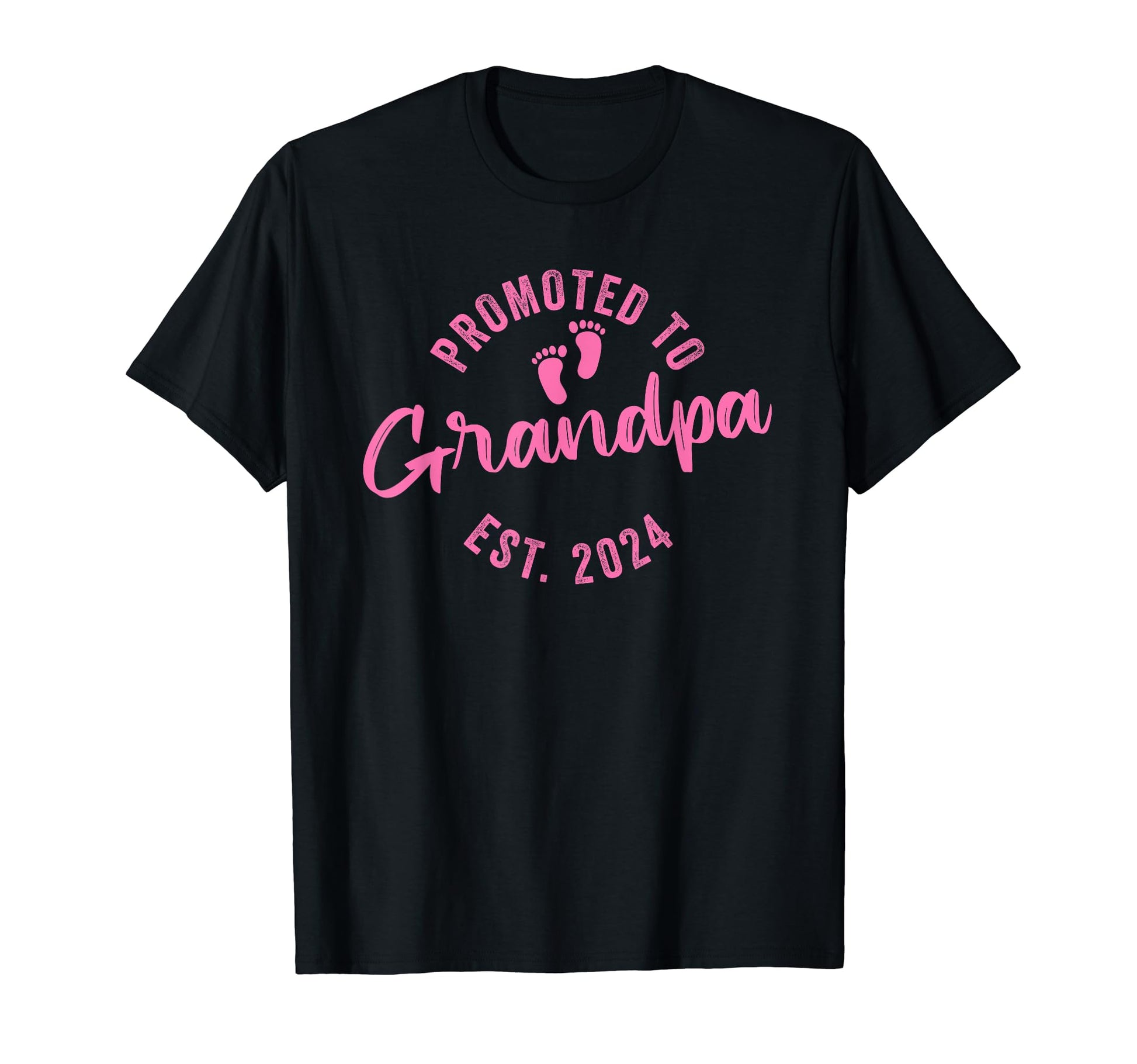 Promoted To Grandpa 2024 T-Shirt - Graphic Print for Adults - T-Shirt, Sweatshirt, Hoodie