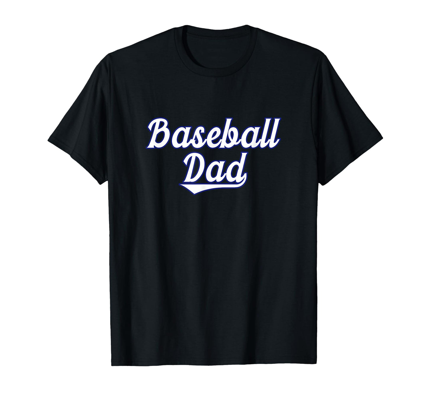 Baseball Dad Swooping Text T-Shirt - Graphic Print Men Women - T-Shirt, Sweatshirt, Hoodie