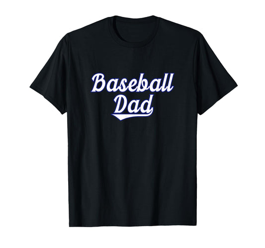 Baseball Dad Swooping Text T-Shirt - Graphic Print Men Women - T-Shirt, Sweatshirt, Hoodie