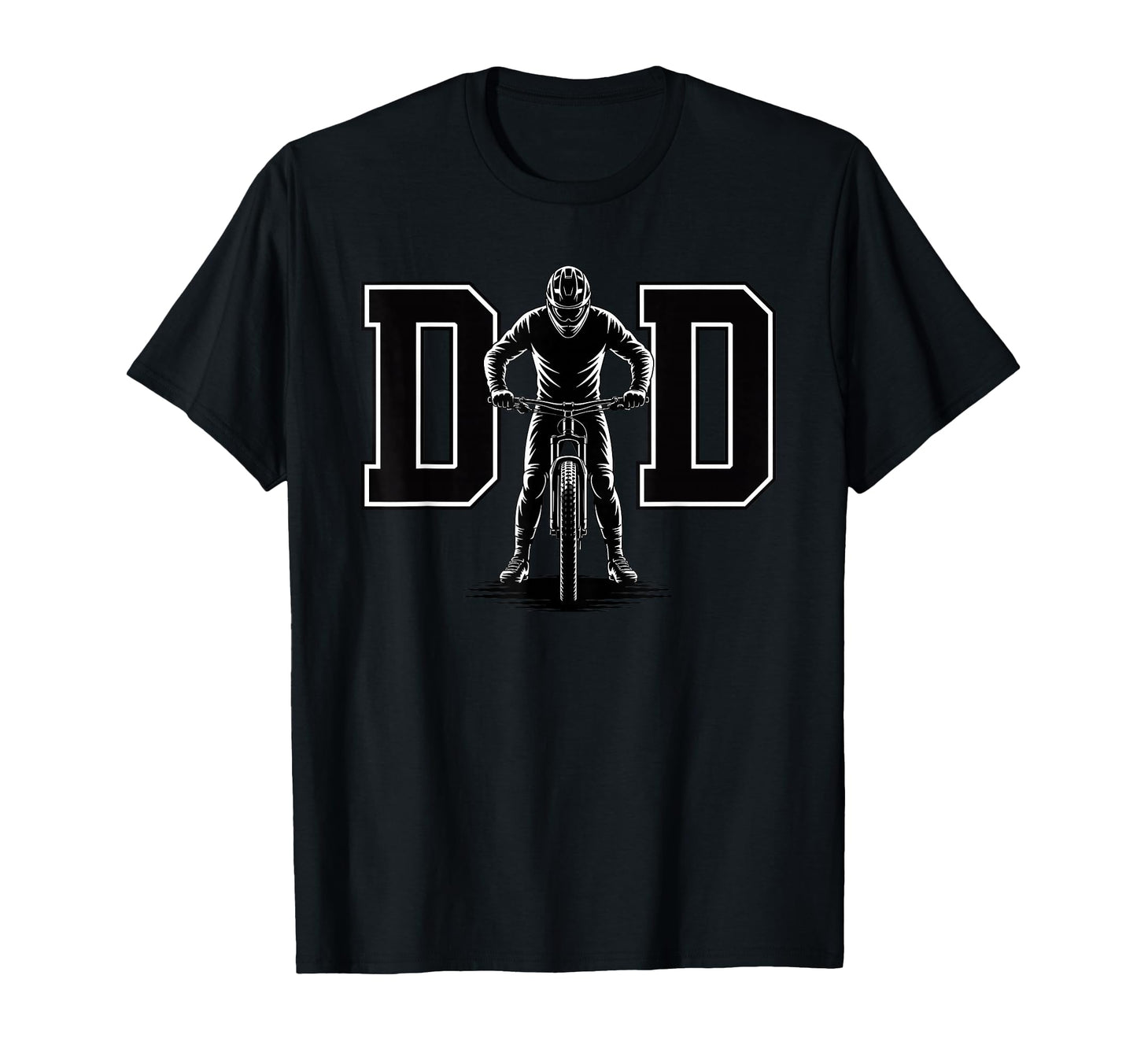 Dad Cyclist Daddy Mountain Biking T-Shirt - Casual Everyday Wear Men Women - T-Shirt, Sweatshirt, Hoodie