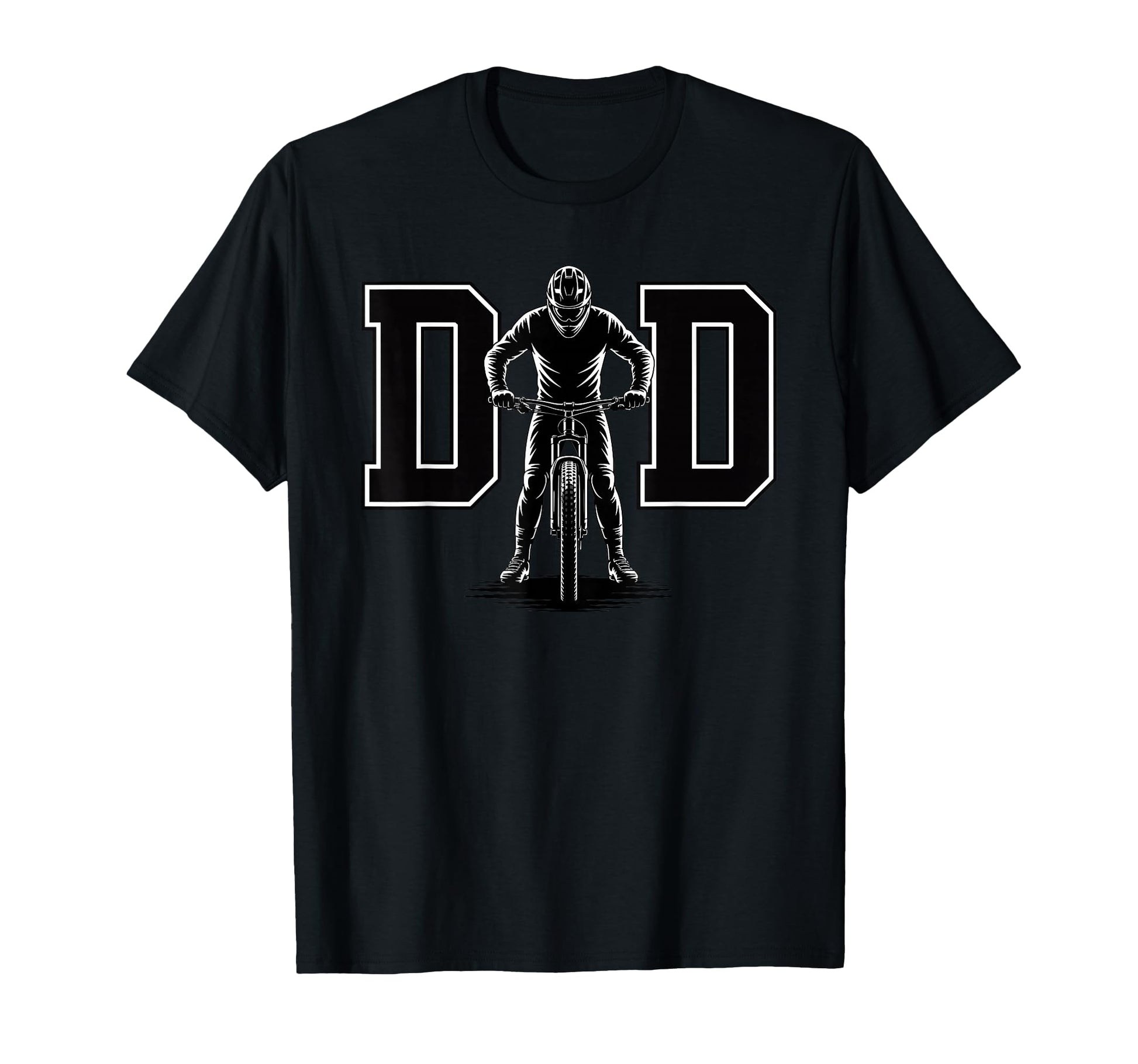 Dad Cyclist Daddy Mountain Biking T-Shirt - Casual Everyday Wear Men Women - T-Shirt, Sweatshirt, Hoodie