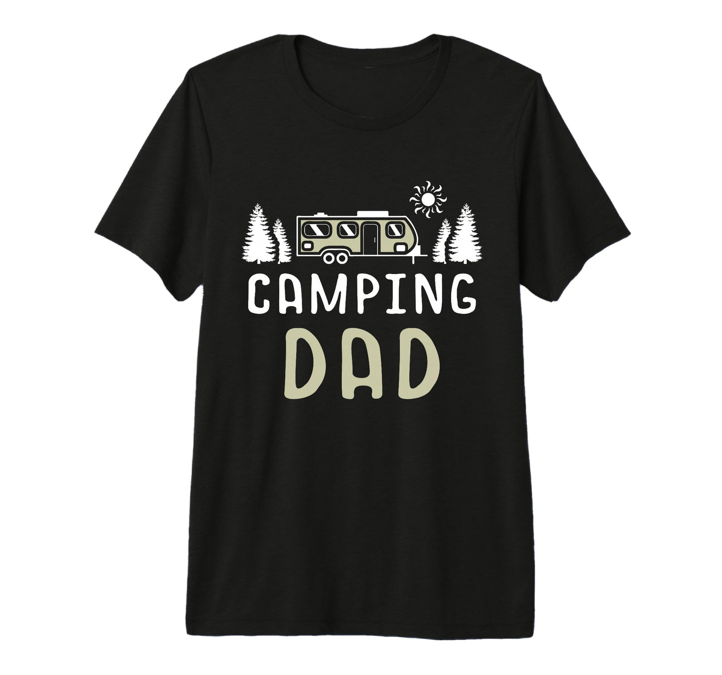 Camping Dad Wanderlust Nature T-Shirt - Fun Novelty Design for Adults - T-Shirt, Sweatshirt, Hoodie