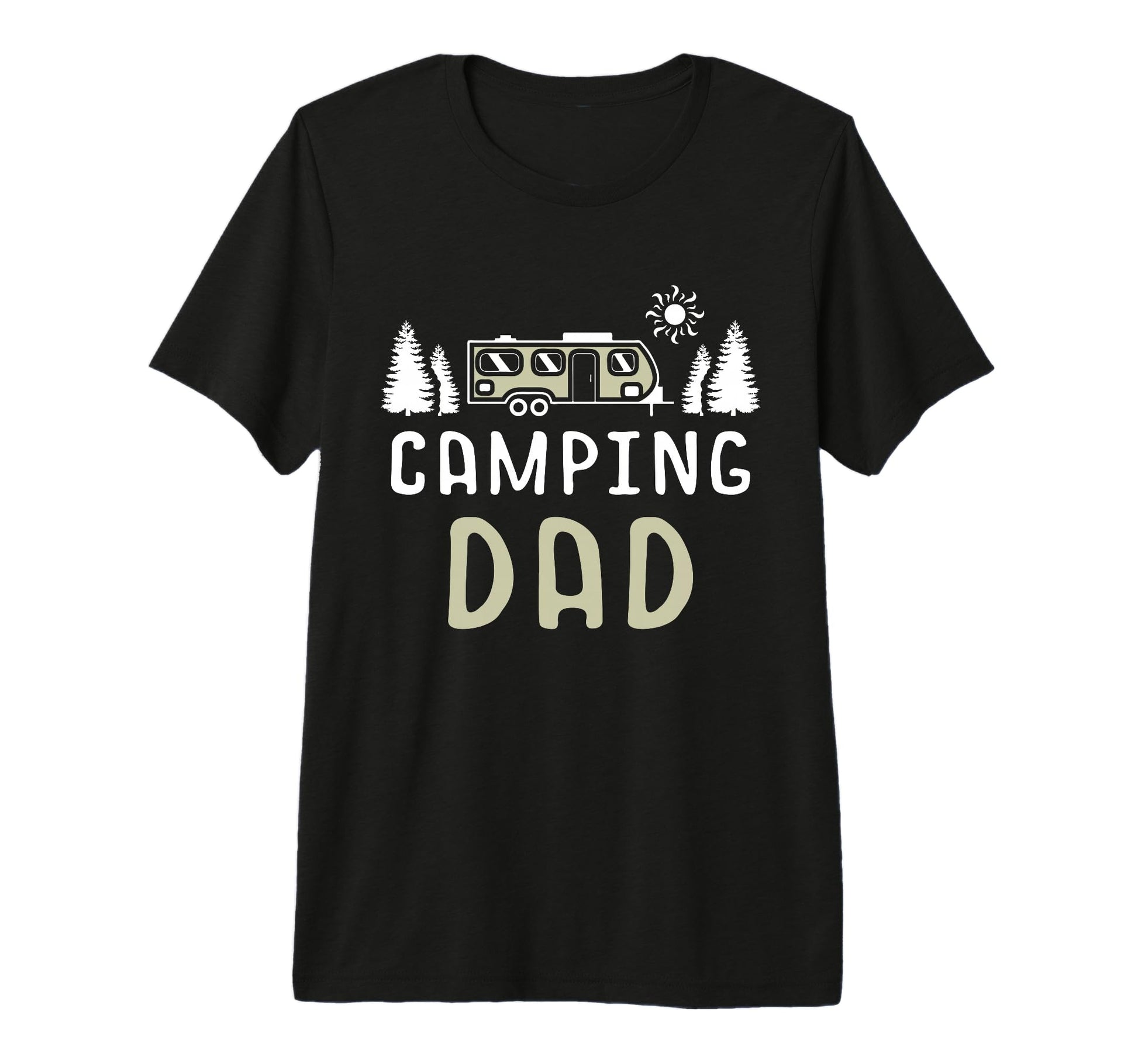 Camping Dad Wanderlust Nature T-Shirt - Fun Novelty Design for Adults - T-Shirt, Sweatshirt, Hoodie