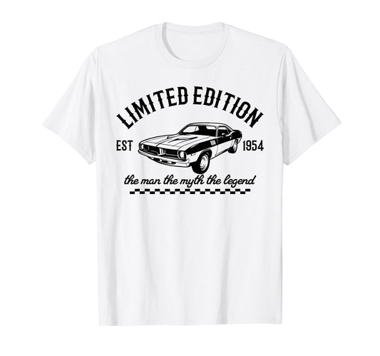 1954 Dad Birthday Myth Legend T-Shirt - Novelty Apparel Unisex - T-Shirt, Sweatshirt, Hoodie