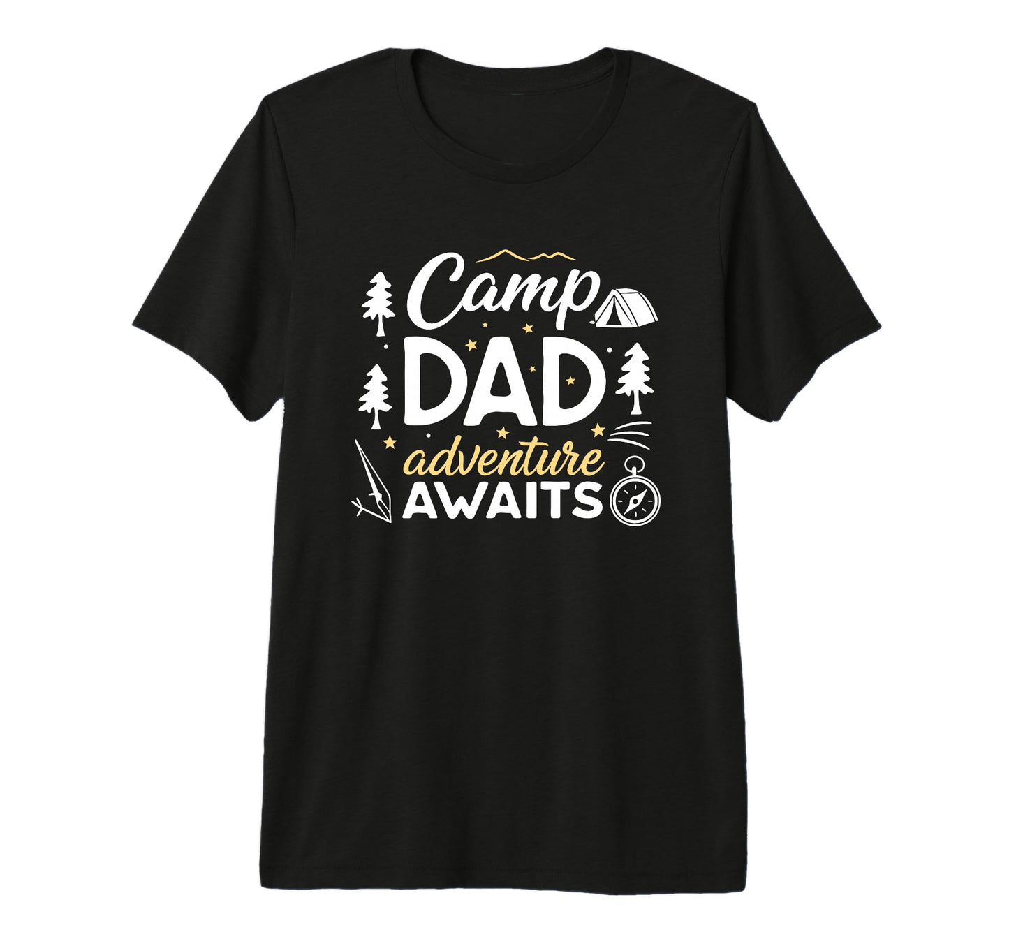 Mens Camping Fathers Day Daddy T-Shirt - Casual Everyday Wear Unisex - T-Shirt, Sweatshirt, Hoodie