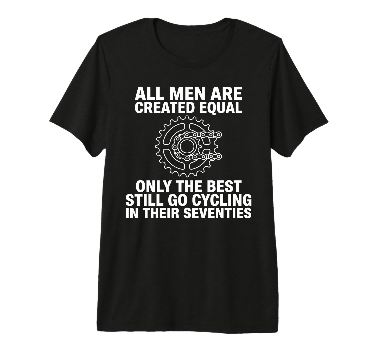 Funny Cycling Dad 70Th Birthday T-Shirt - Fun Novelty Design Unisex - T-Shirt, Sweatshirt, Hoodie