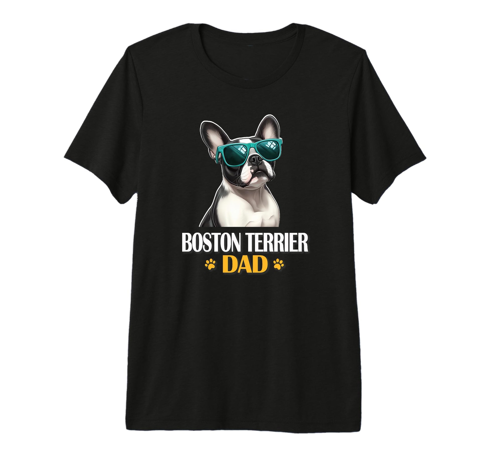 Mens Sunglasses Boston Terrier Dog T-Shirt - Casual Everyday Wear Unisex - T-Shirt, Sweatshirt, Hoodie
