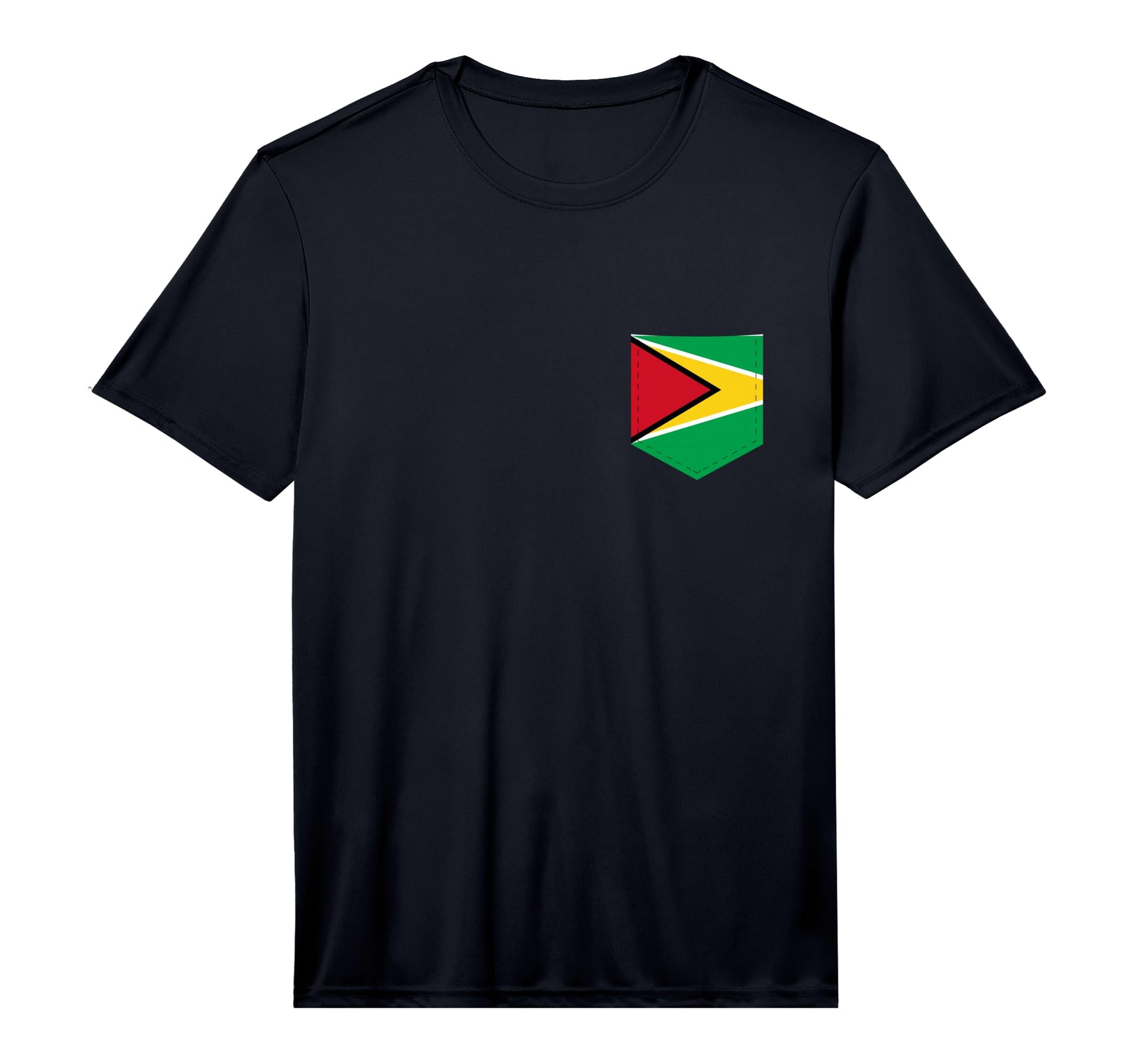 Guyana Flag Printed Guyanese Flag T-Shirt - Fun Novelty Design Men Women - T-Shirt, Sweatshirt, Hoodie