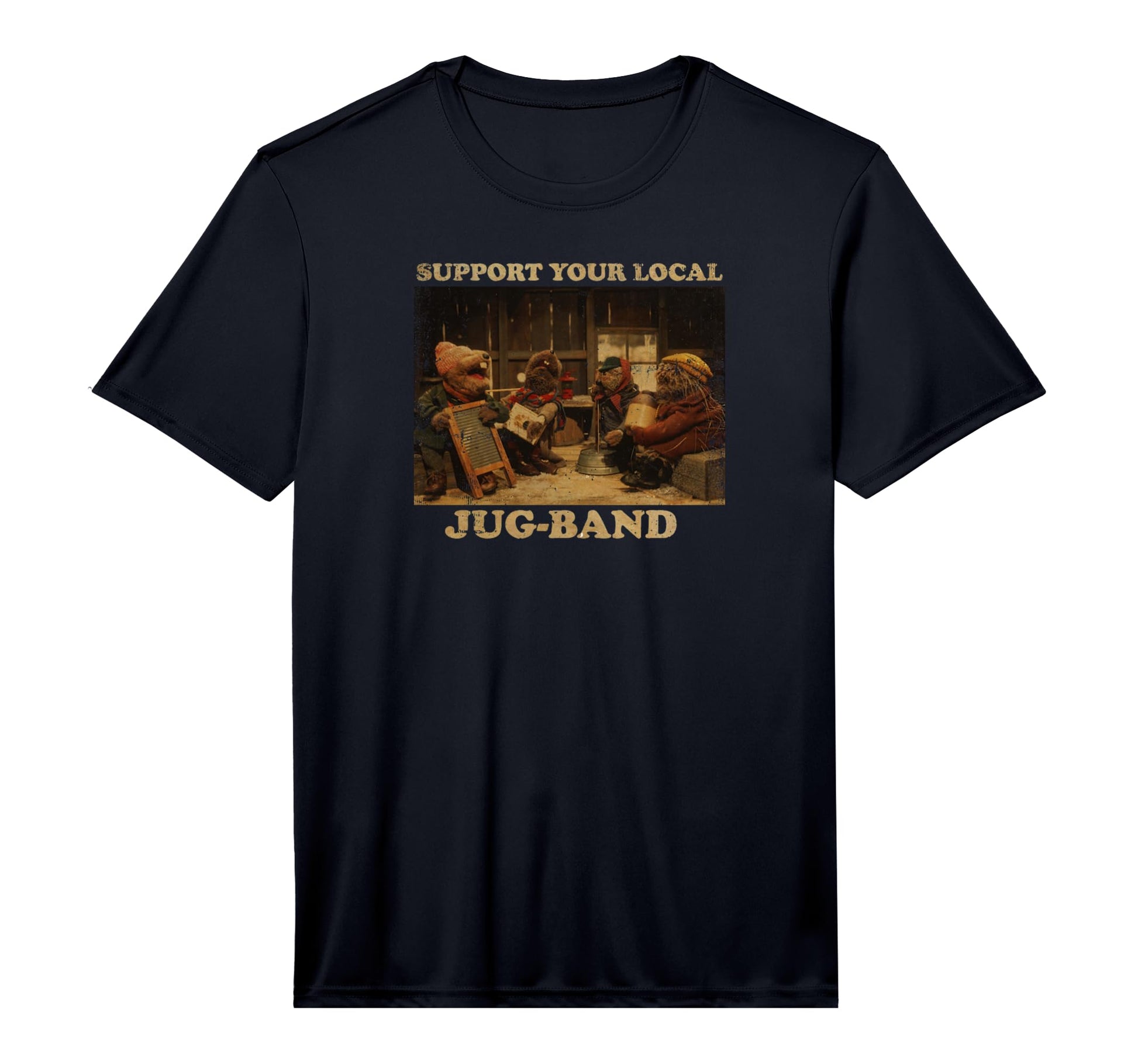Mens Support Local Jug Band Music T-Shirt - Trendy Graphic Men Women - T-Shirt, Sweatshirt, Hoodie