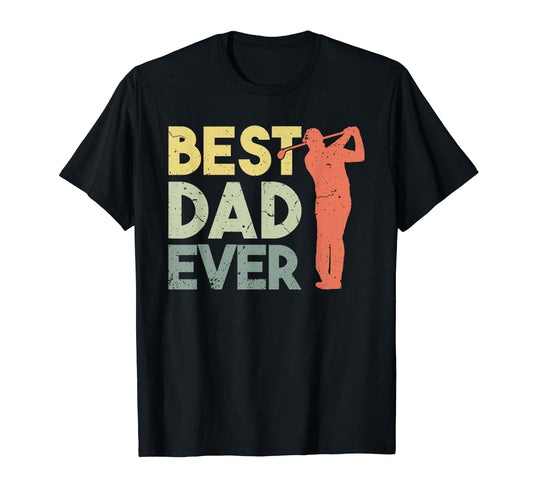 Best Dad Par Funny Golf Player Dad T-Shirt - Minimalist Print Unisex - T-Shirt, Sweatshirt, Hoodie