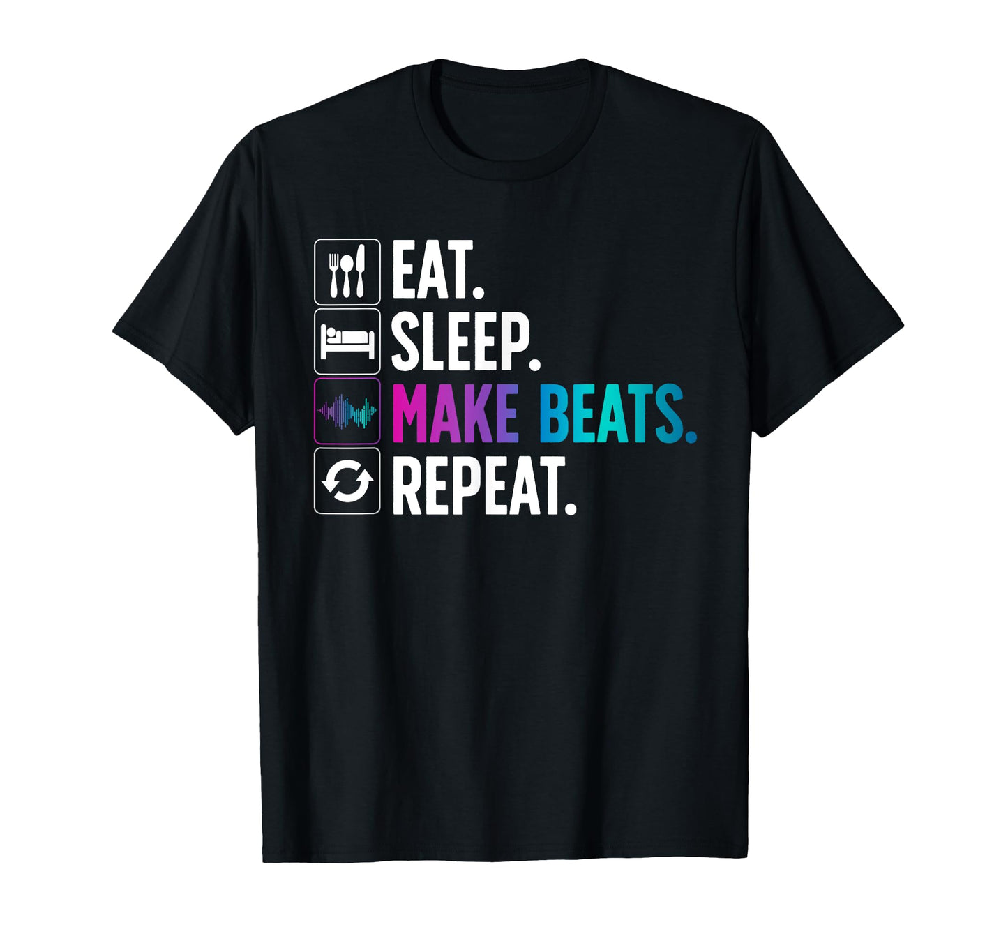 Music Producer Dj Beatmaker Edm Musician T-Shirt - Minimalist Print Unisex - T-Shirt, Sweatshirt, Hoodie