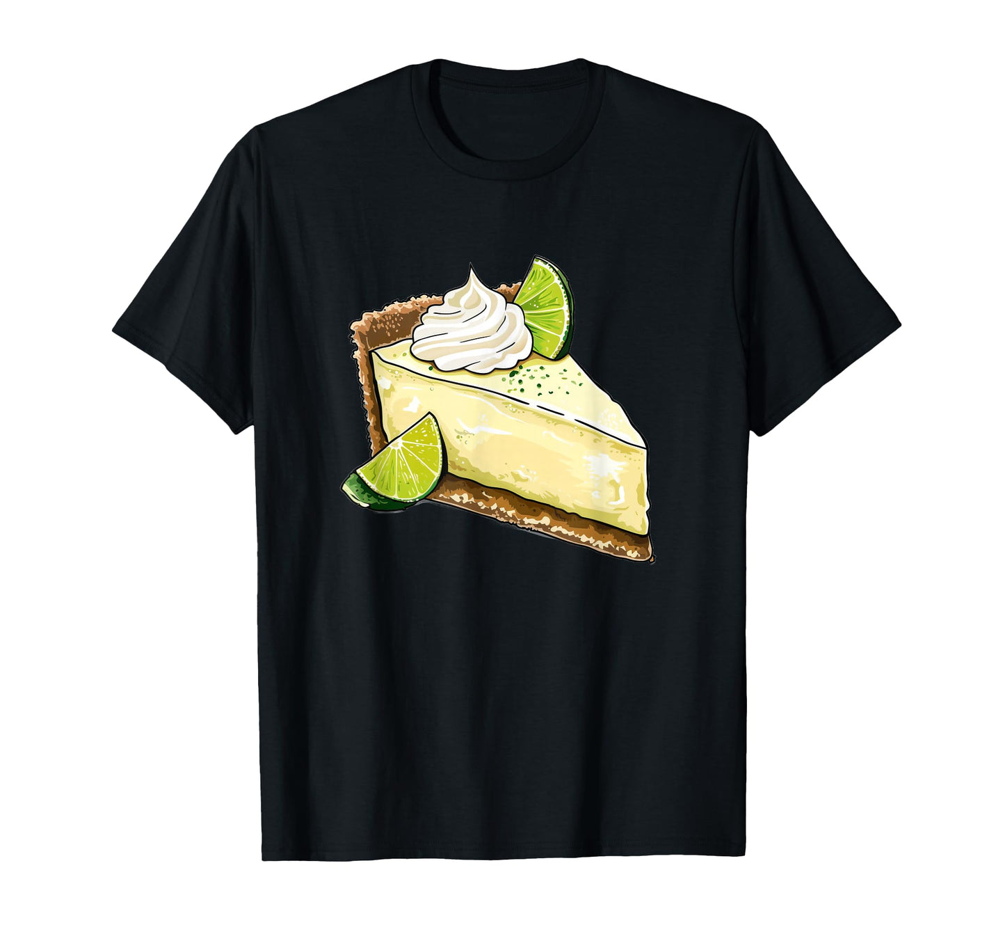 Key Lime Pie American Dessert Pie T-Shirt - Casual Everyday Wear Unisex - T-Shirt, Sweatshirt, Hoodie